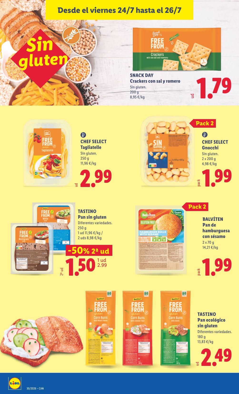 Folleto Lidl Alimentación · 20 de julio de 2026 – 26 de julio de 2026 — Página 38