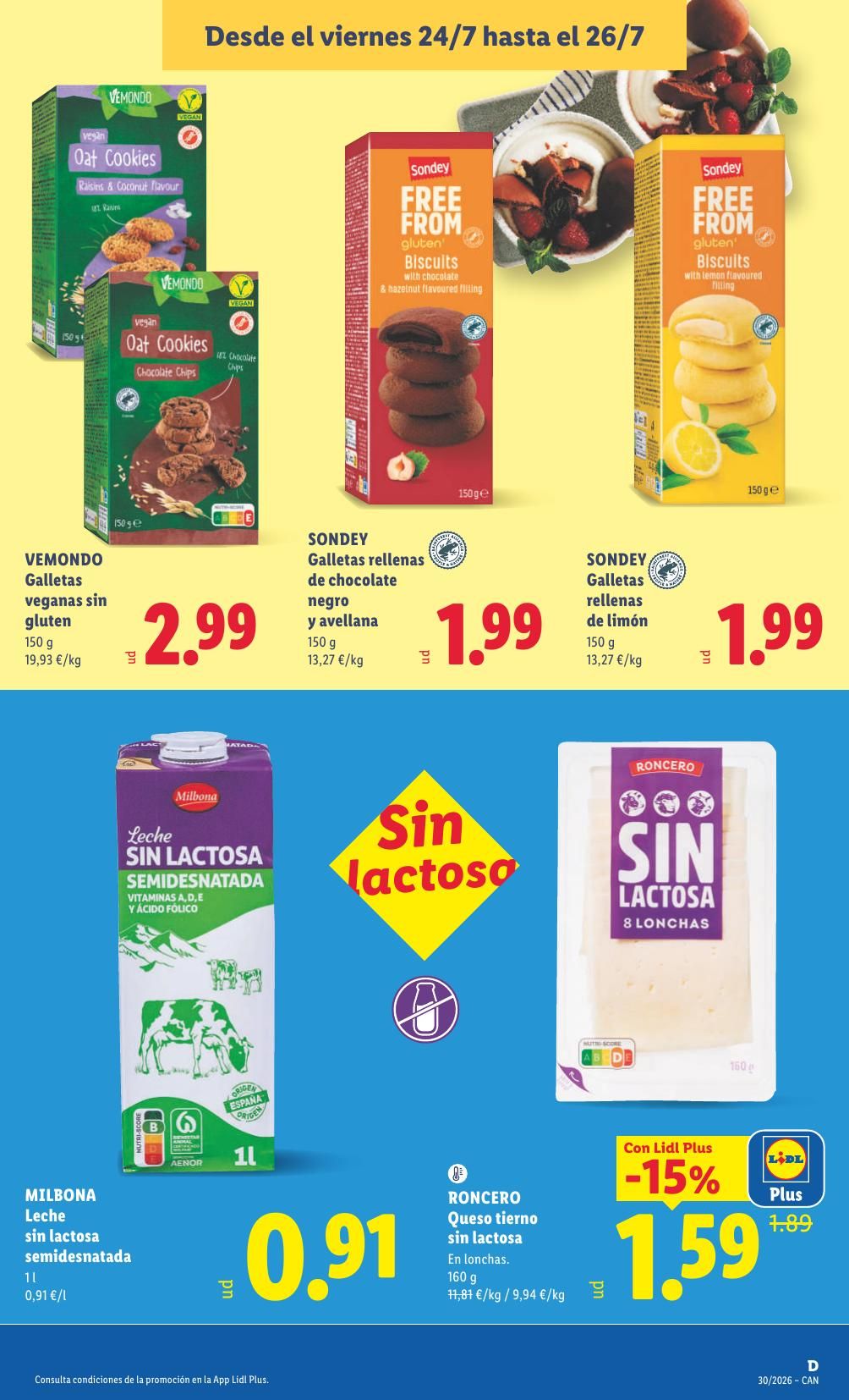 Folleto Lidl Alimentación · 20 de julio de 2026 – 26 de julio de 2026 — Página 39