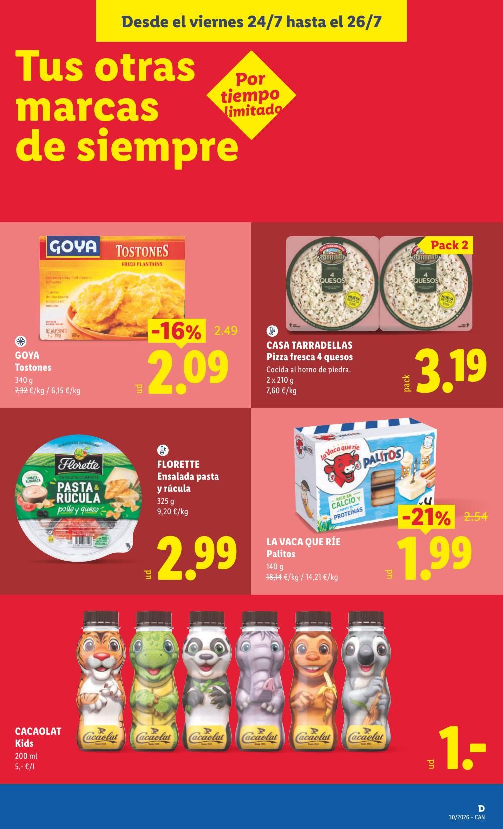 Folleto Lidl Alimentación · 20 de julio de 2026 – 26 de julio de 2026 — Página 43