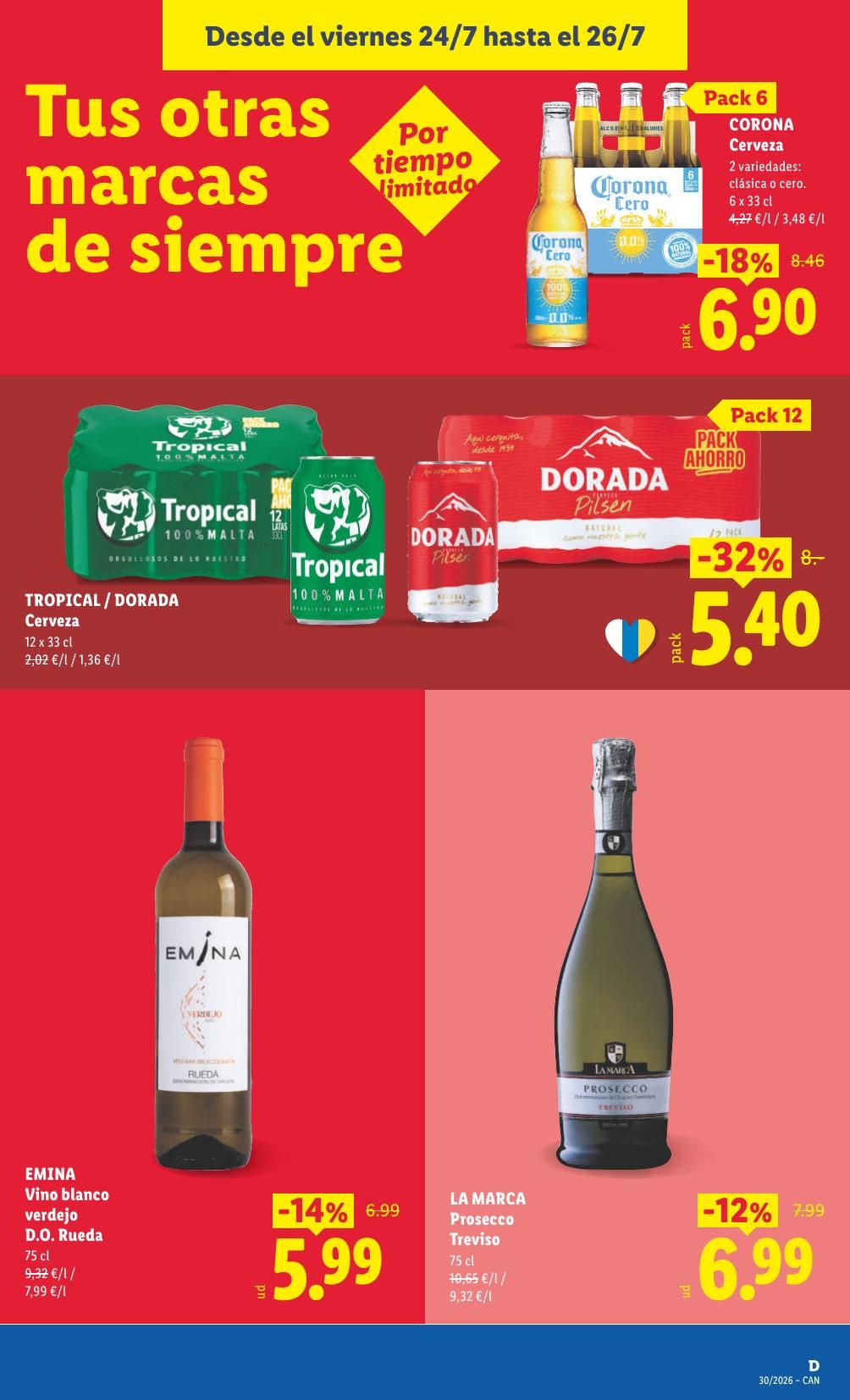 Folleto Lidl Alimentación · 20 de julio de 2026 – 26 de julio de 2026 — Página 45