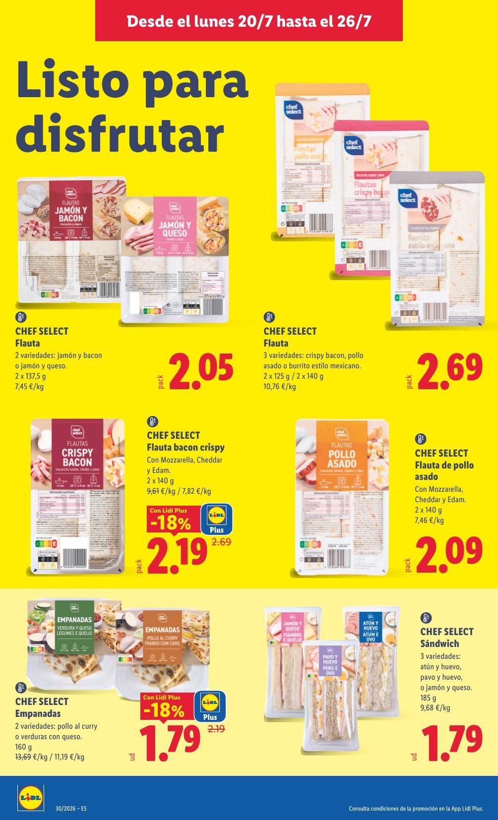 Folleto Lidl Alimentación · 20 de julio de 2026 – 26 de julio de 2026 — Página 12