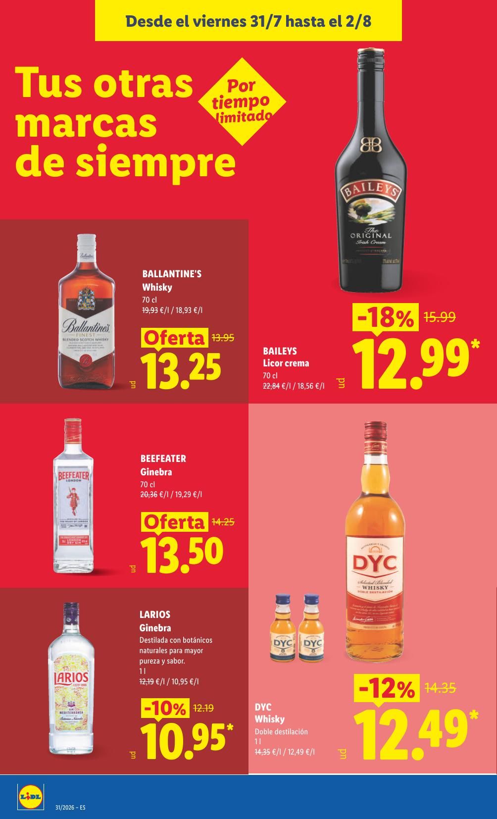Folleto Lidl Alimentación · 27 de julio de 2026 – 2 de agosto de 2026 — Página 30