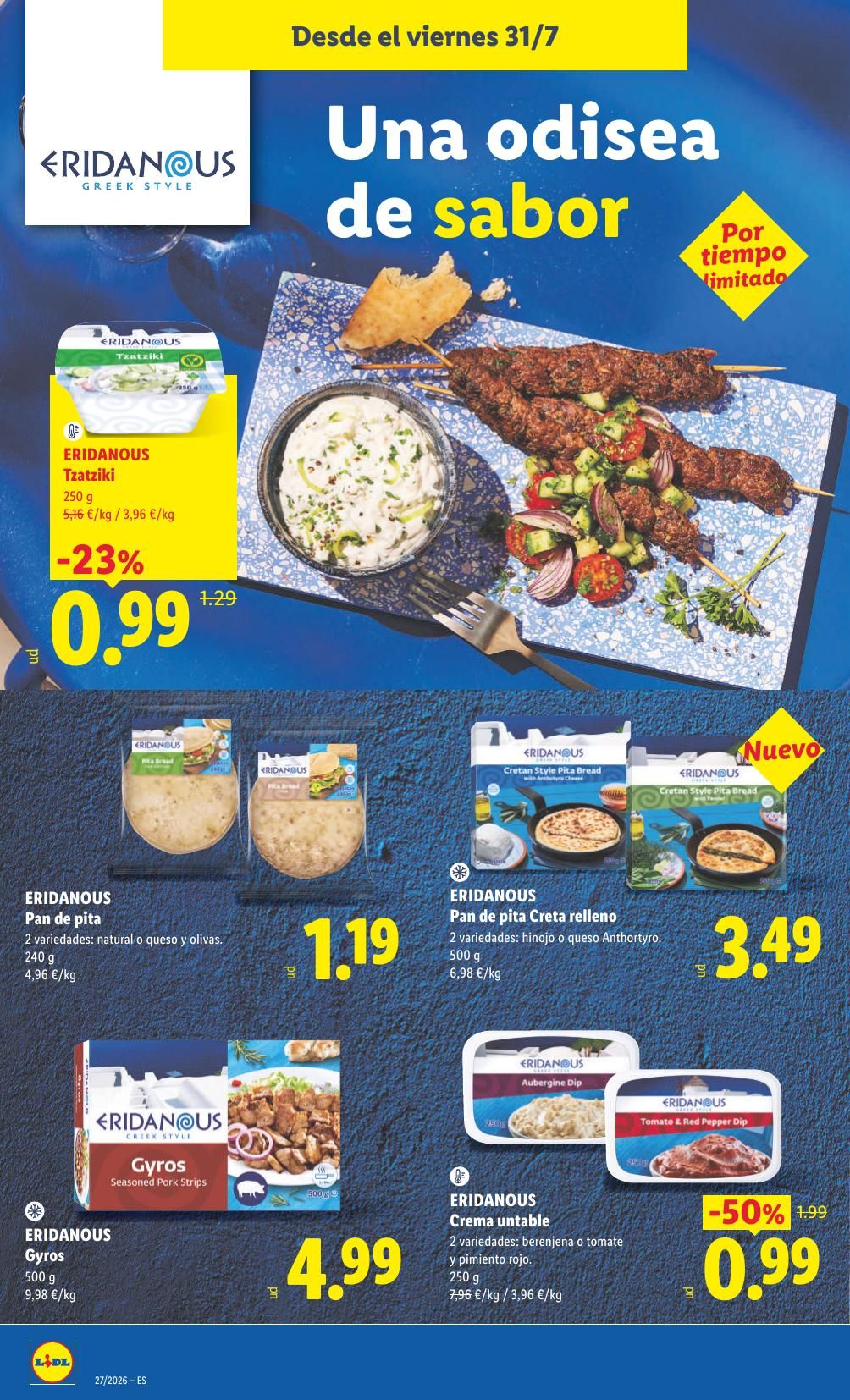 Folleto Lidl Alimentación · 27 de julio de 2026 – 2 de agosto de 2026 — Página 36