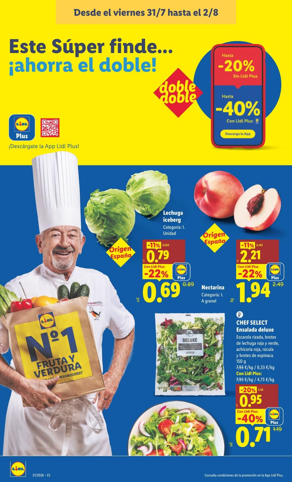 Folleto Lidl Alimentación · 27 de julio de 2026 – 2 de agosto de 2026 — Página 18