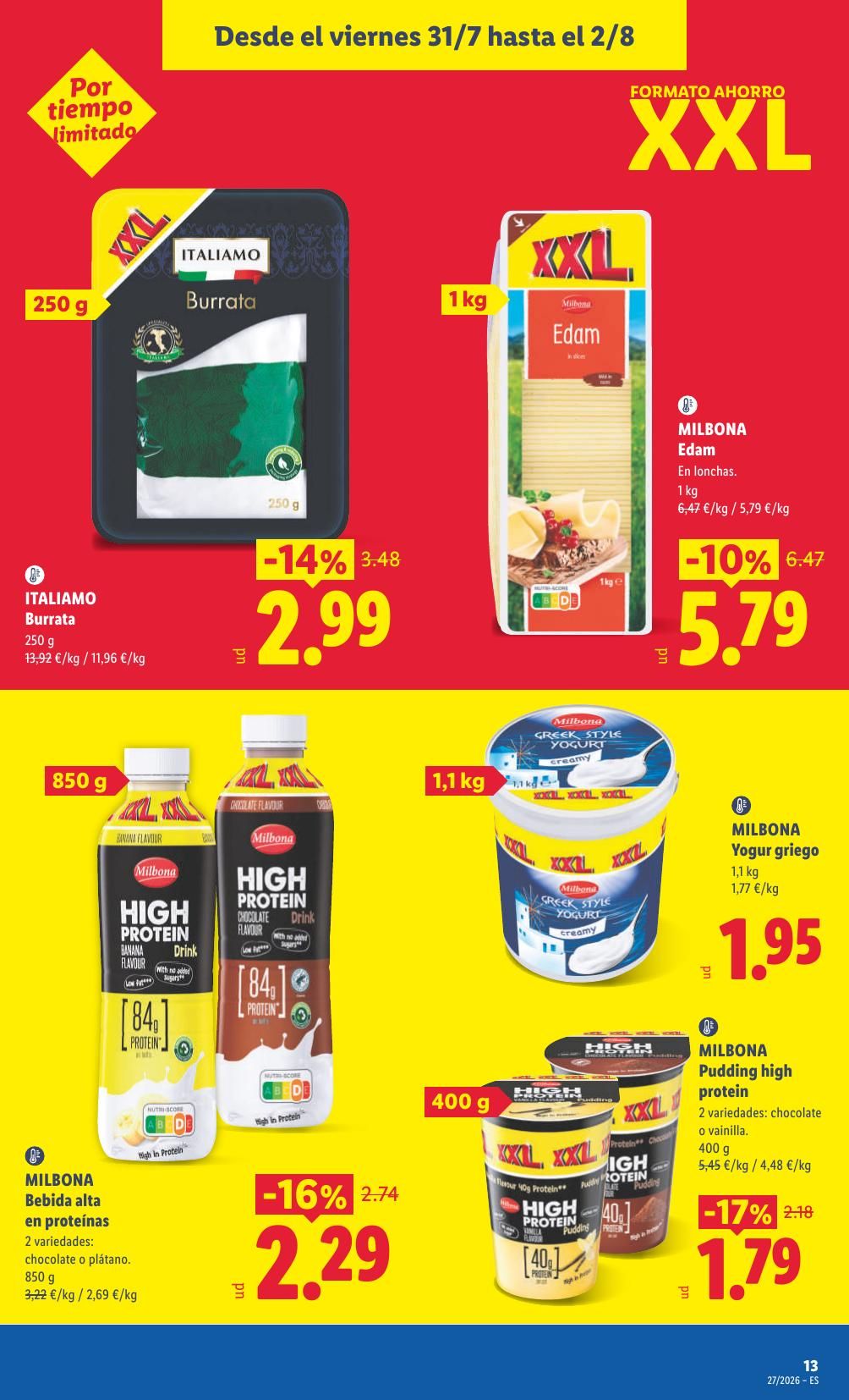 Folleto Lidl Alimentación · 27 de julio de 2026 – 2 de agosto de 2026 — Página 23