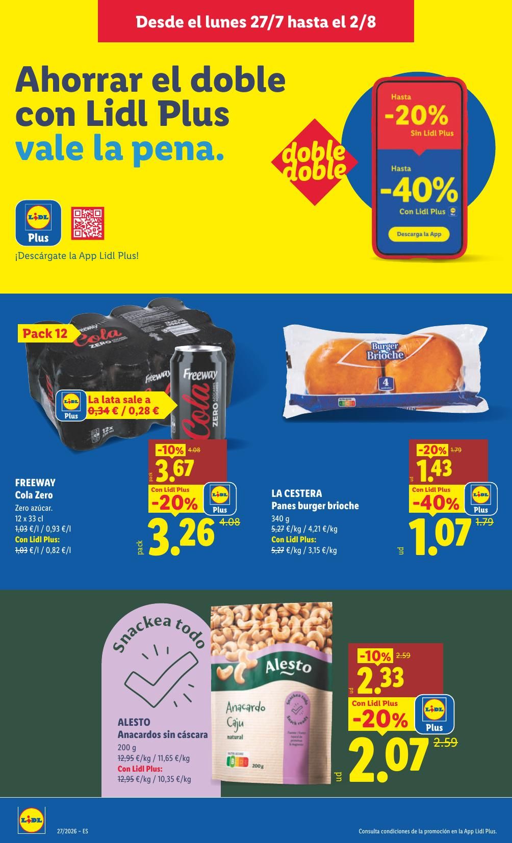 Folleto Lidl Alimentación · 27 de julio de 2026 – 2 de agosto de 2026 — Página 6