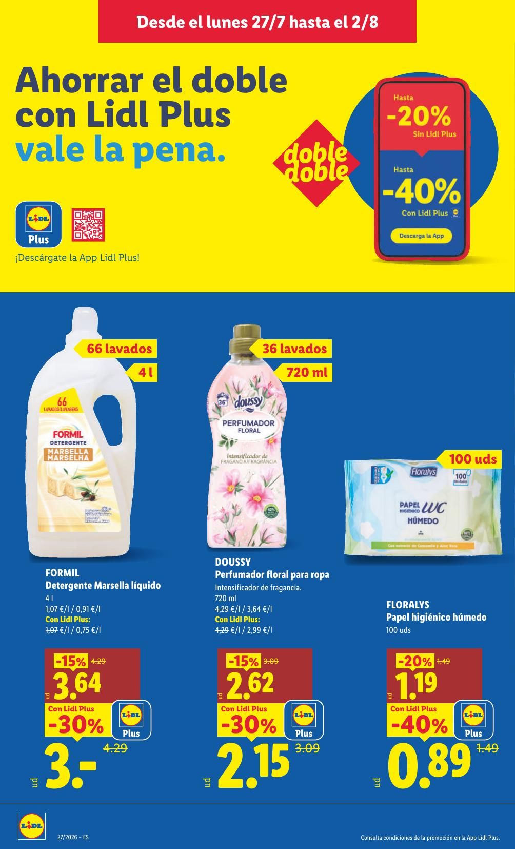 Folleto Lidl Alimentación · 27 de julio de 2026 – 2 de agosto de 2026 — Página 10
