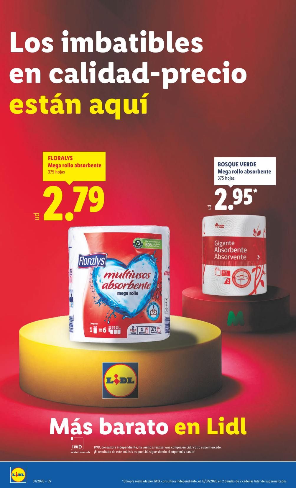 Folleto Lidl Alimentación · 27 de julio de 2026 – 2 de agosto de 2026 — Página 14