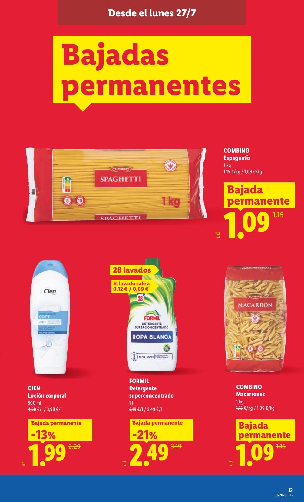 Folleto Lidl Alimentación · 27 de julio de 2026 – 2 de agosto de 2026 — Página 17