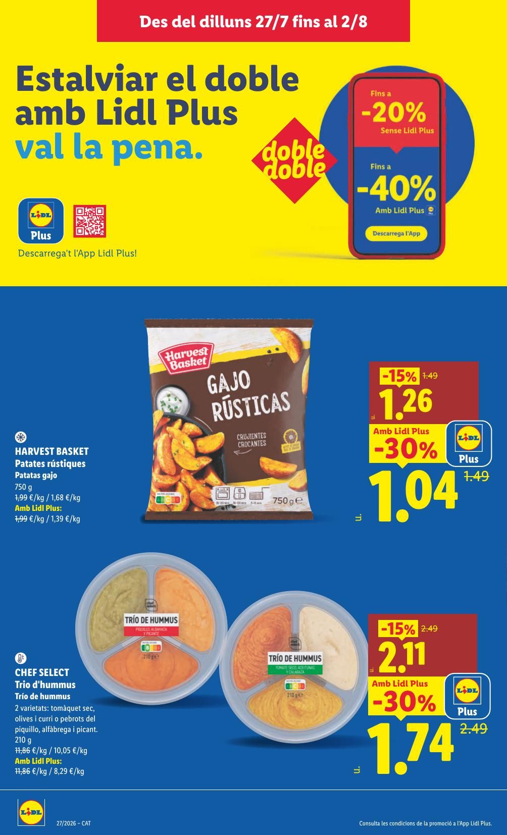 Folleto Lidl Alimentación · 27 de julio de 2026 – 2 de agosto de 2026 — Página 4