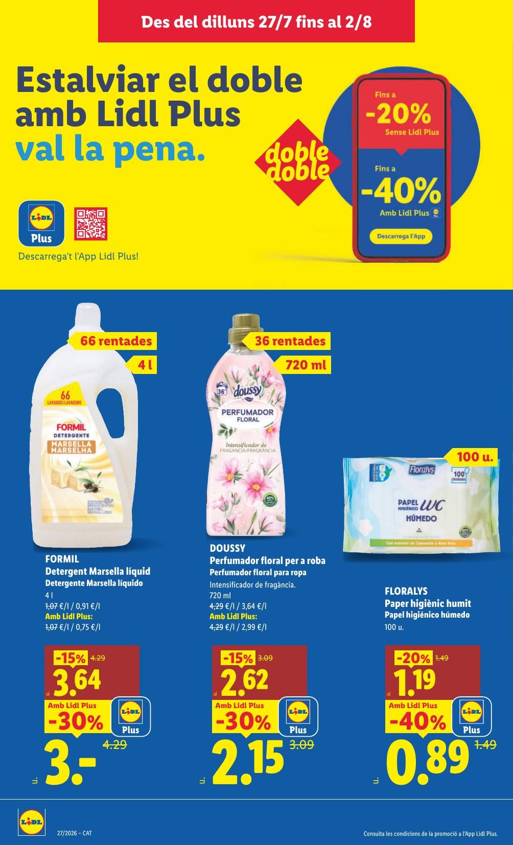 Folleto Lidl Alimentación · 27 de julio de 2026 – 2 de agosto de 2026 — Página 10