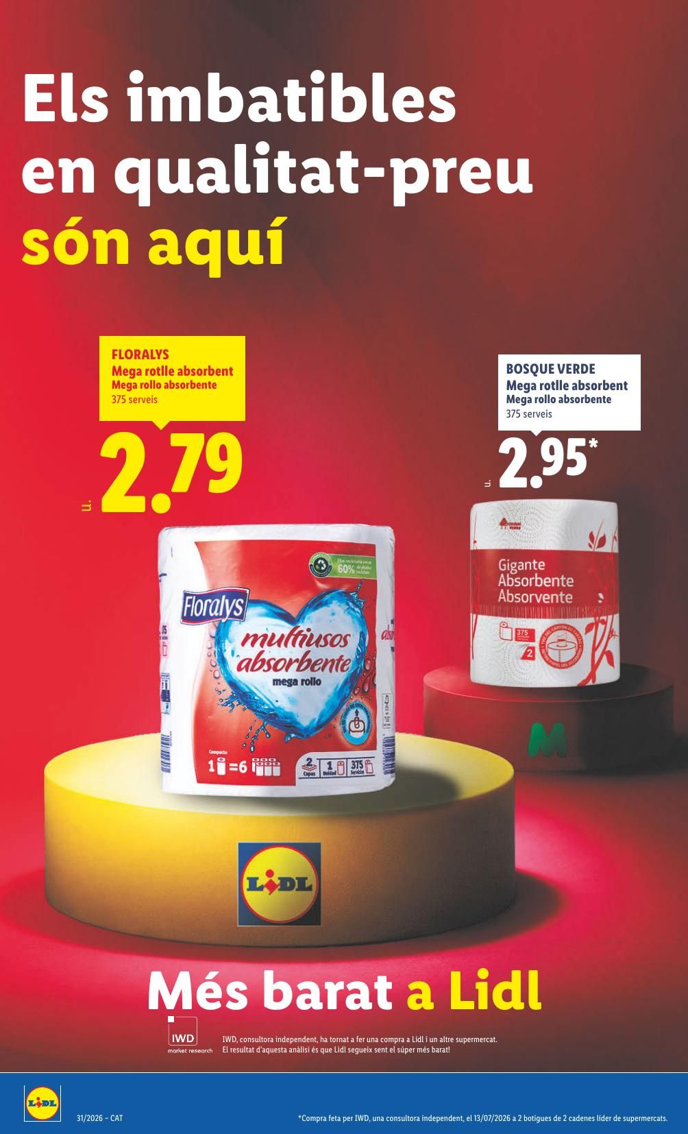 Folleto Lidl Alimentación · 27 de julio de 2026 – 2 de agosto de 2026 — Página 14