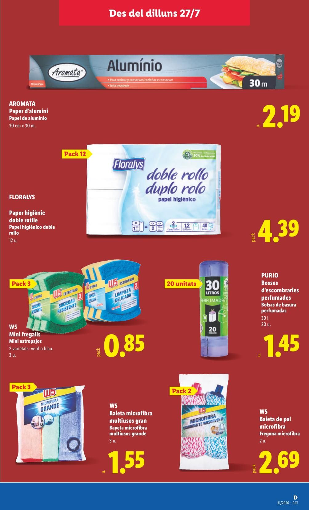 Folleto Lidl Alimentación · 27 de julio de 2026 – 2 de agosto de 2026 — Página 15