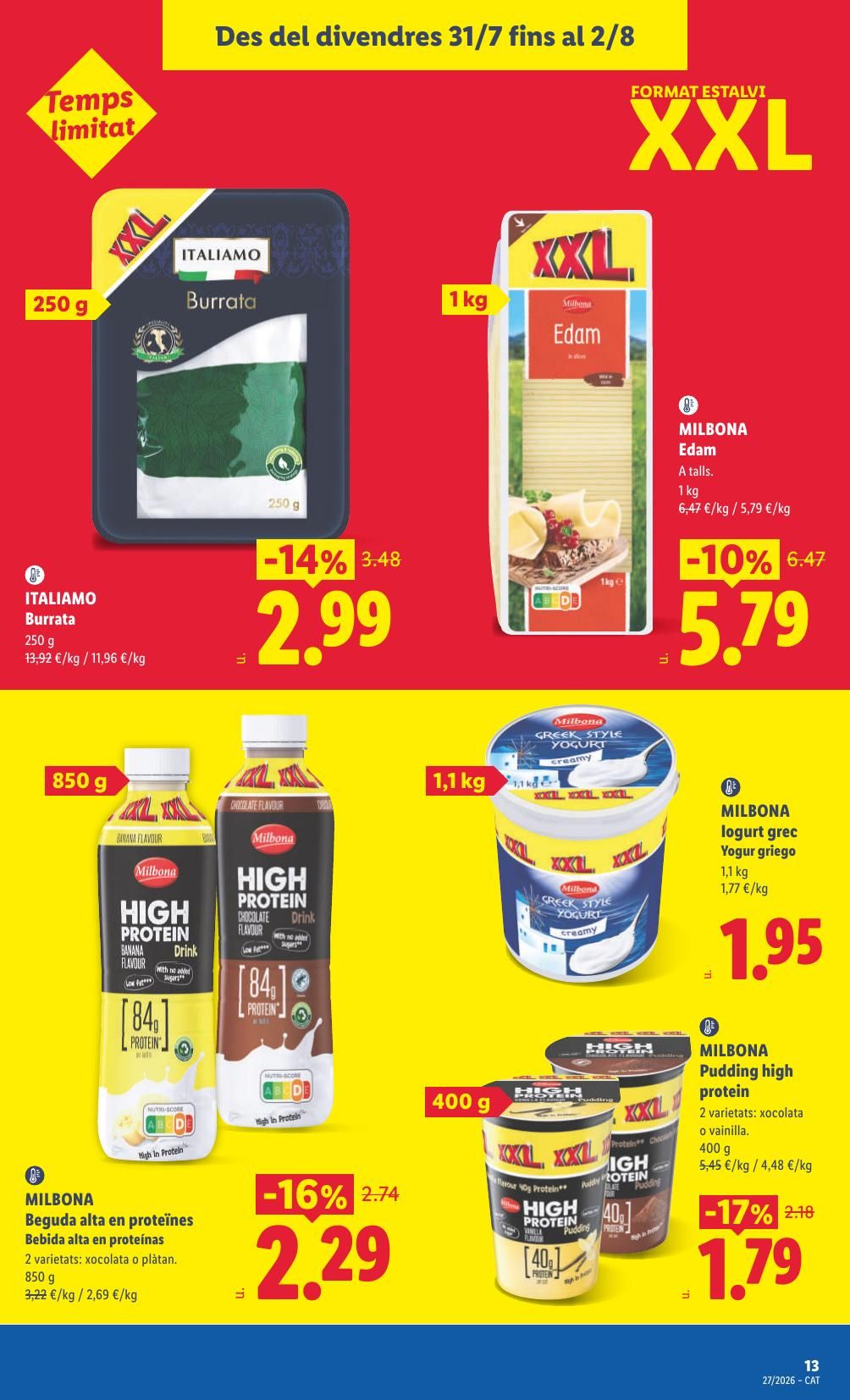 Folleto Lidl Alimentación · 27 de julio de 2026 – 2 de agosto de 2026 — Página 23