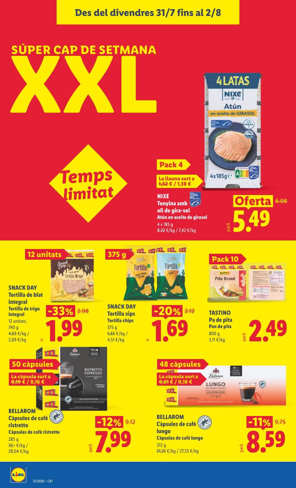 Folleto Lidl Alimentación · 27 de julio de 2026 – 2 de agosto de 2026 — Página 24