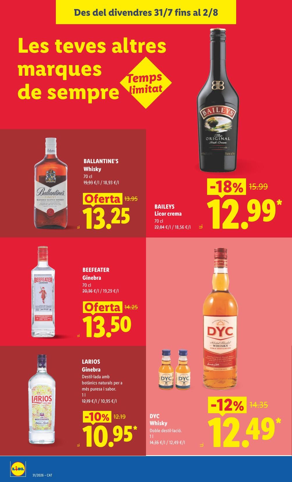 Folleto Lidl Alimentación · 27 de julio de 2026 – 2 de agosto de 2026 — Página 30