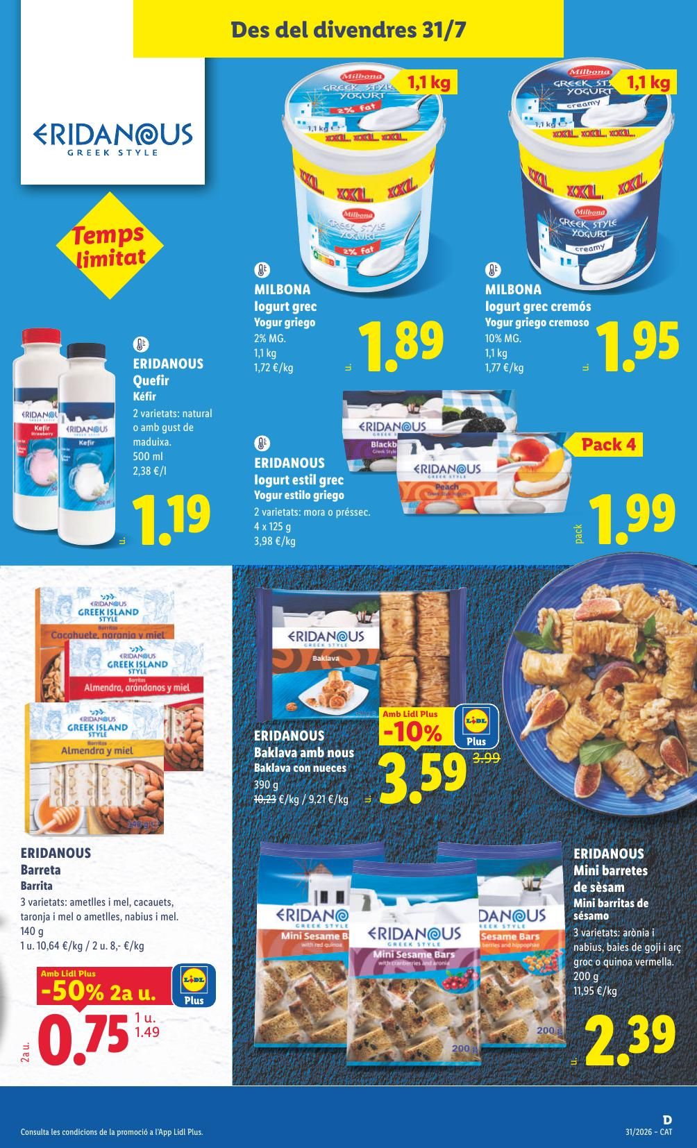 Folleto Lidl Alimentación · 27 de julio de 2026 – 2 de agosto de 2026 — Página 41