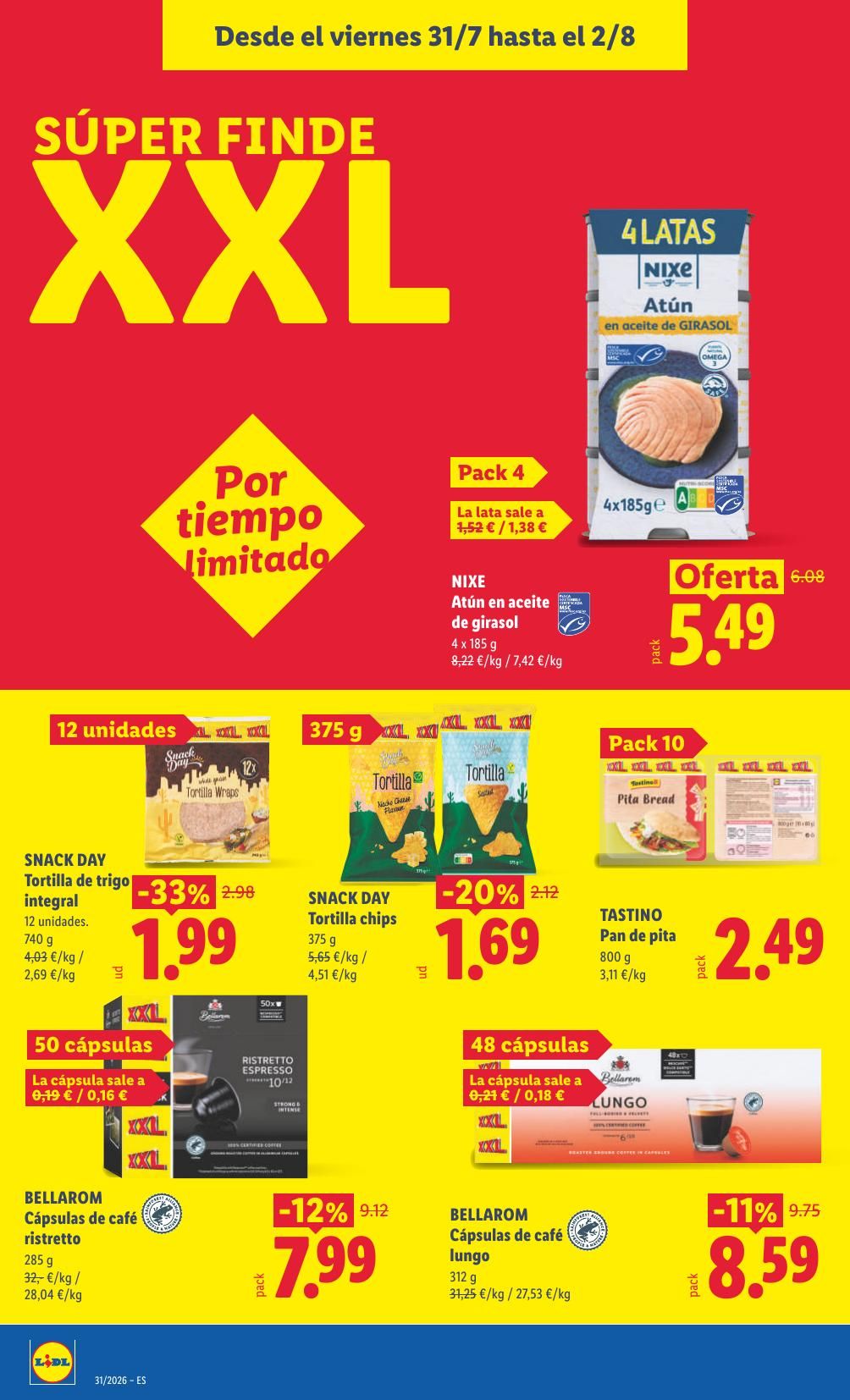Folleto Lidl Alimentación · 27 de julio de 2026 – 2 de agosto de 2026 — Página 24