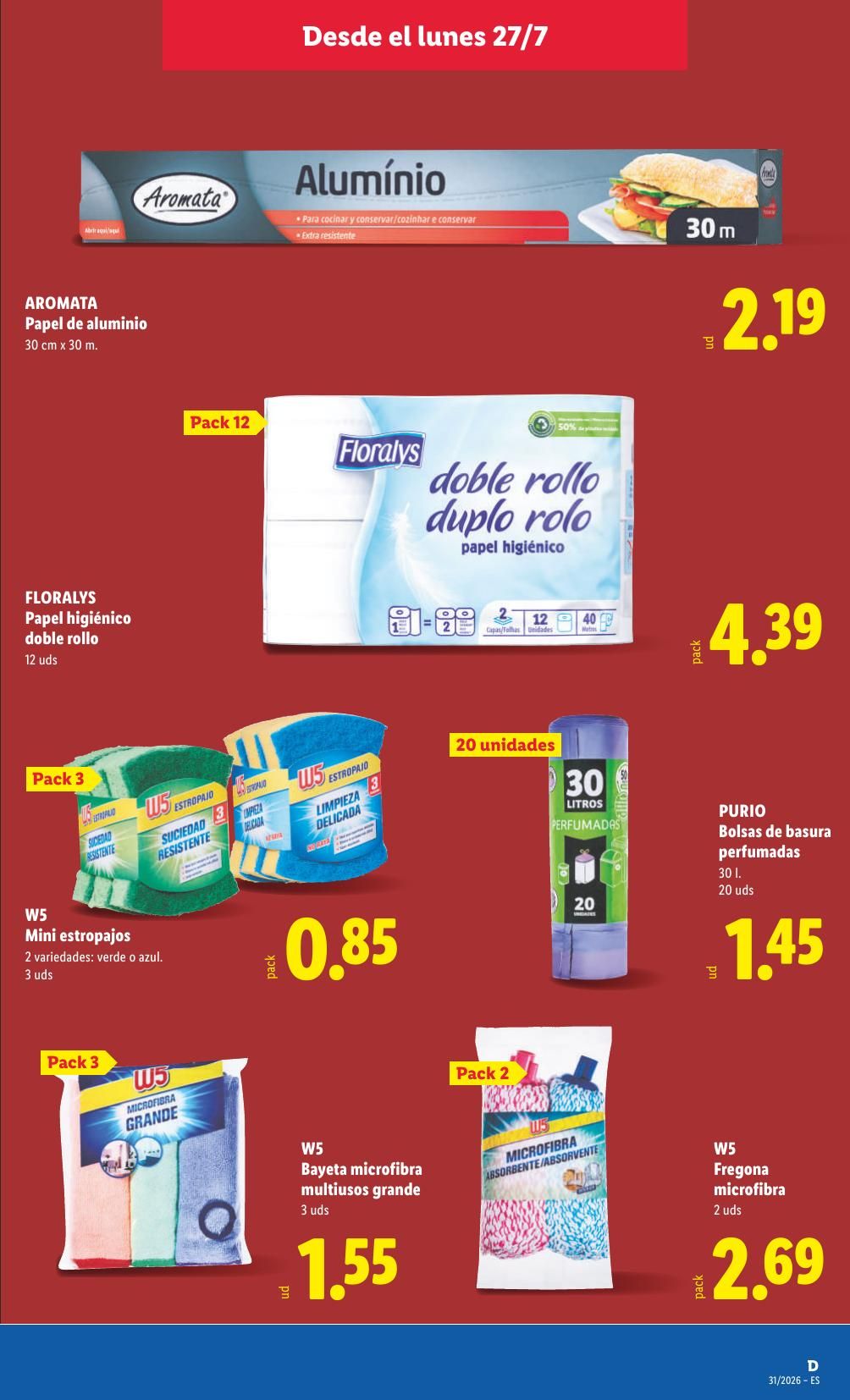 Folleto Lidl Alimentación · 27 de julio de 2026 – 2 de agosto de 2026 — Página 15