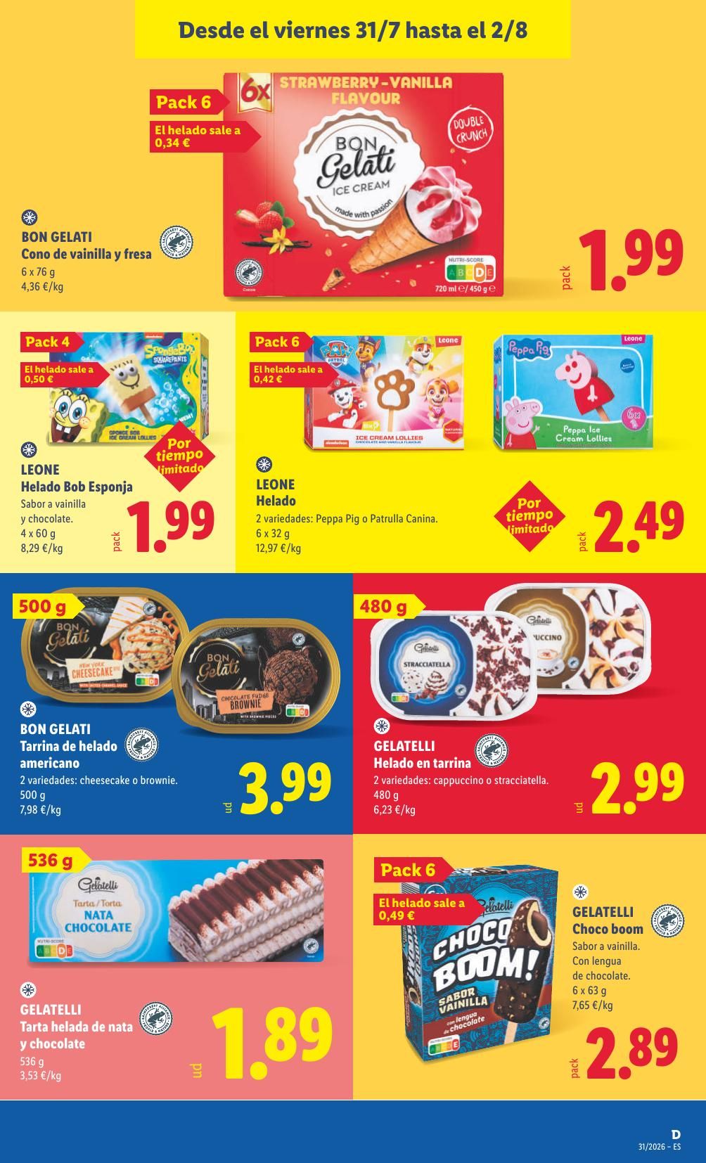 Folleto Lidl Alimentación · 27 de julio de 2026 – 2 de agosto de 2026 — Página 35