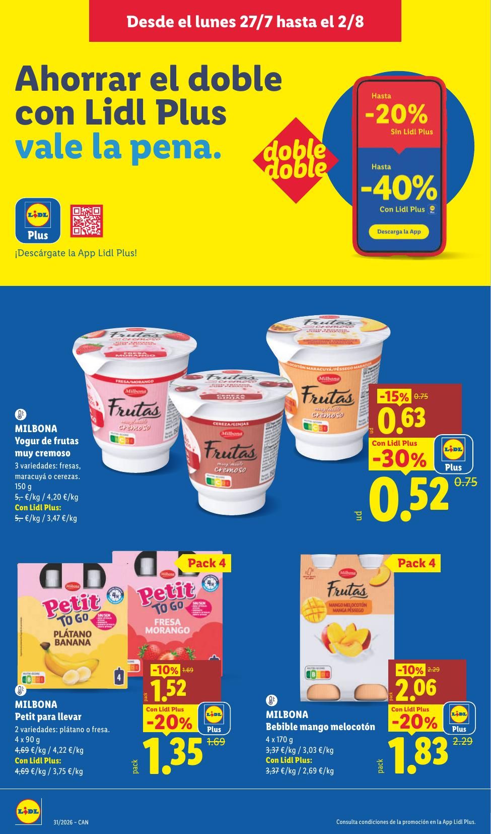 Folleto Lidl Alimentación · 27 de julio de 2026 – 2 de agosto de 2026 — Página 8