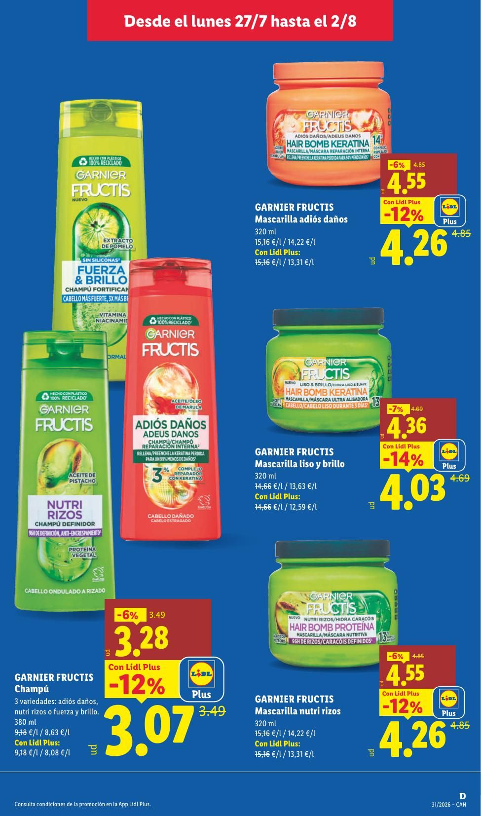 Folleto Lidl Alimentación · 27 de julio de 2026 – 2 de agosto de 2026 — Página 17
