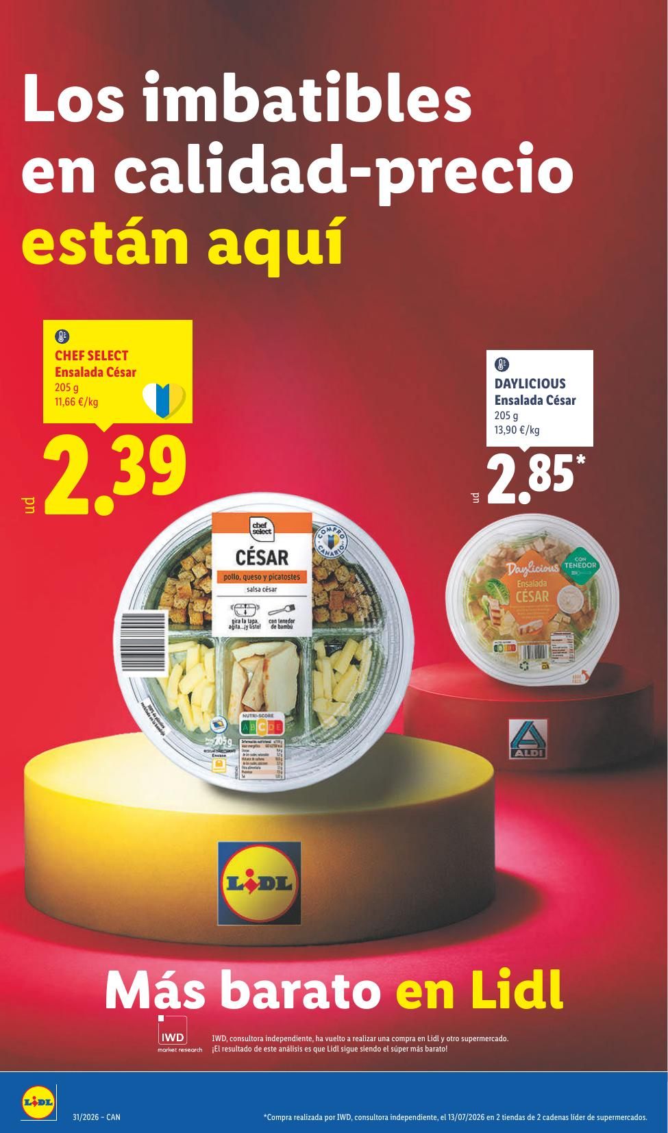 Folleto Lidl Alimentación · 27 de julio de 2026 – 2 de agosto de 2026 — Página 18