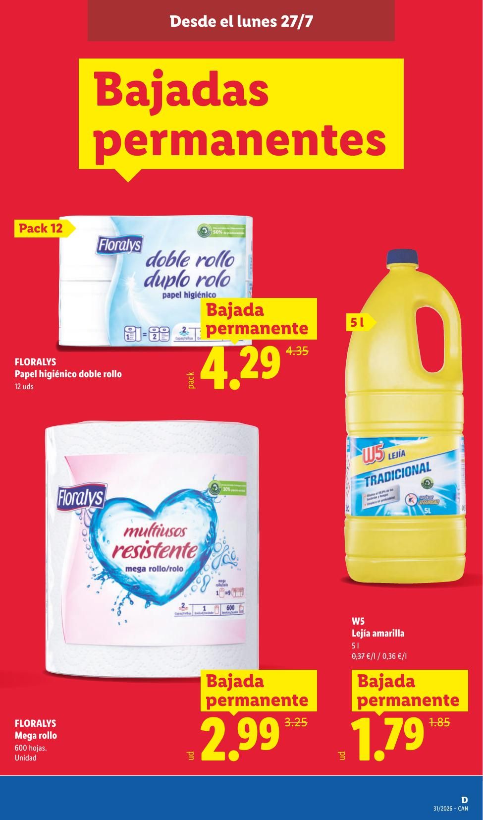 Folleto Lidl Alimentación · 27 de julio de 2026 – 2 de agosto de 2026 — Página 21