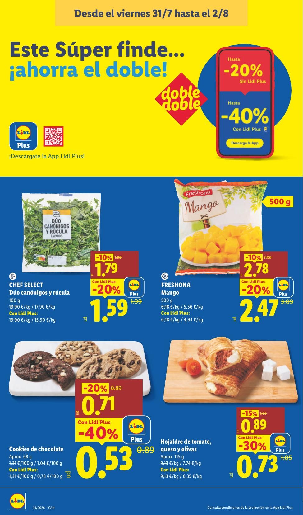 Folleto Lidl Alimentación · 27 de julio de 2026 – 2 de agosto de 2026 — Página 22
