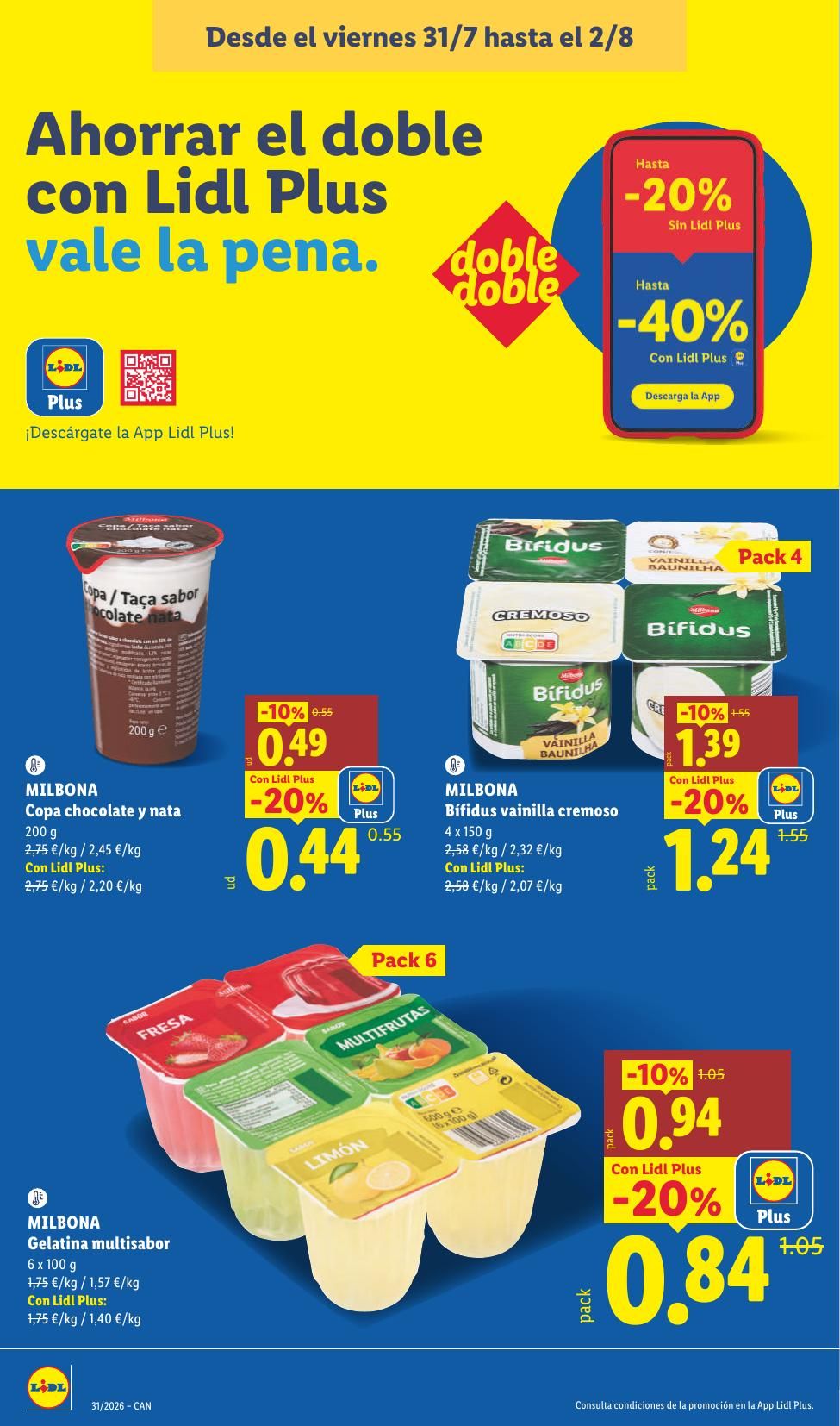 Folleto Lidl Alimentación · 27 de julio de 2026 – 2 de agosto de 2026 — Página 24