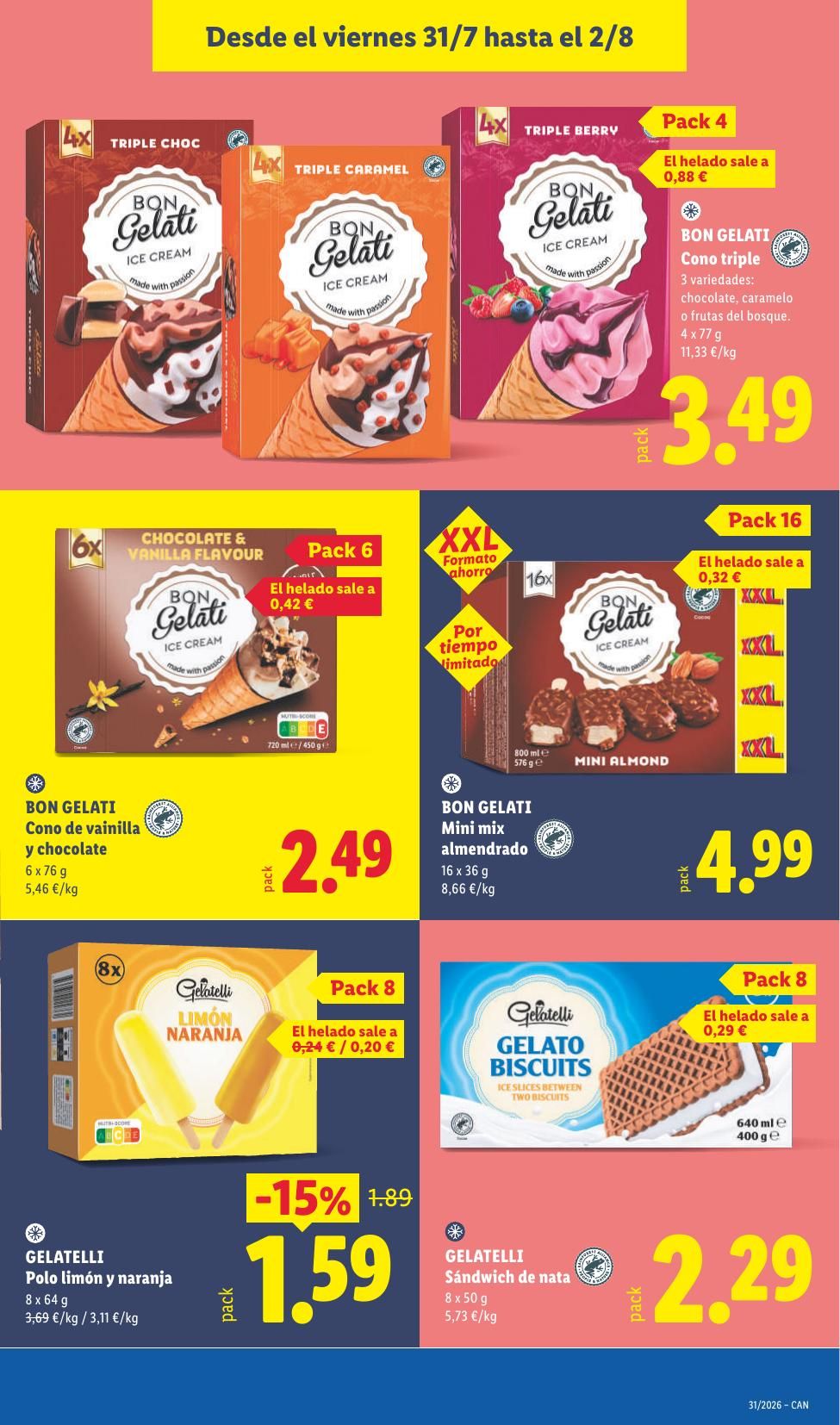 Folleto Lidl Alimentación · 27 de julio de 2026 – 2 de agosto de 2026 — Página 27