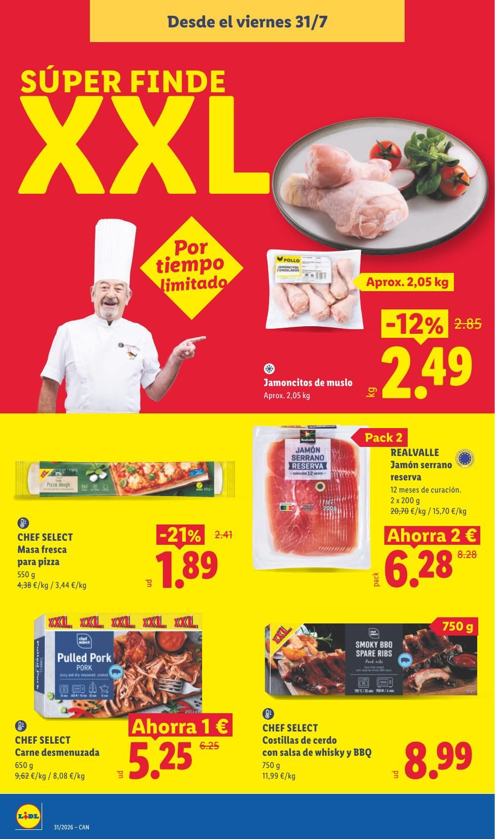 Folleto Lidl Alimentación · 27 de julio de 2026 – 2 de agosto de 2026 — Página 28