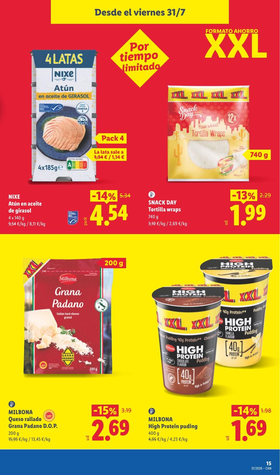 Folleto Lidl Alimentación · 27 de julio de 2026 – 2 de agosto de 2026 — Página 29