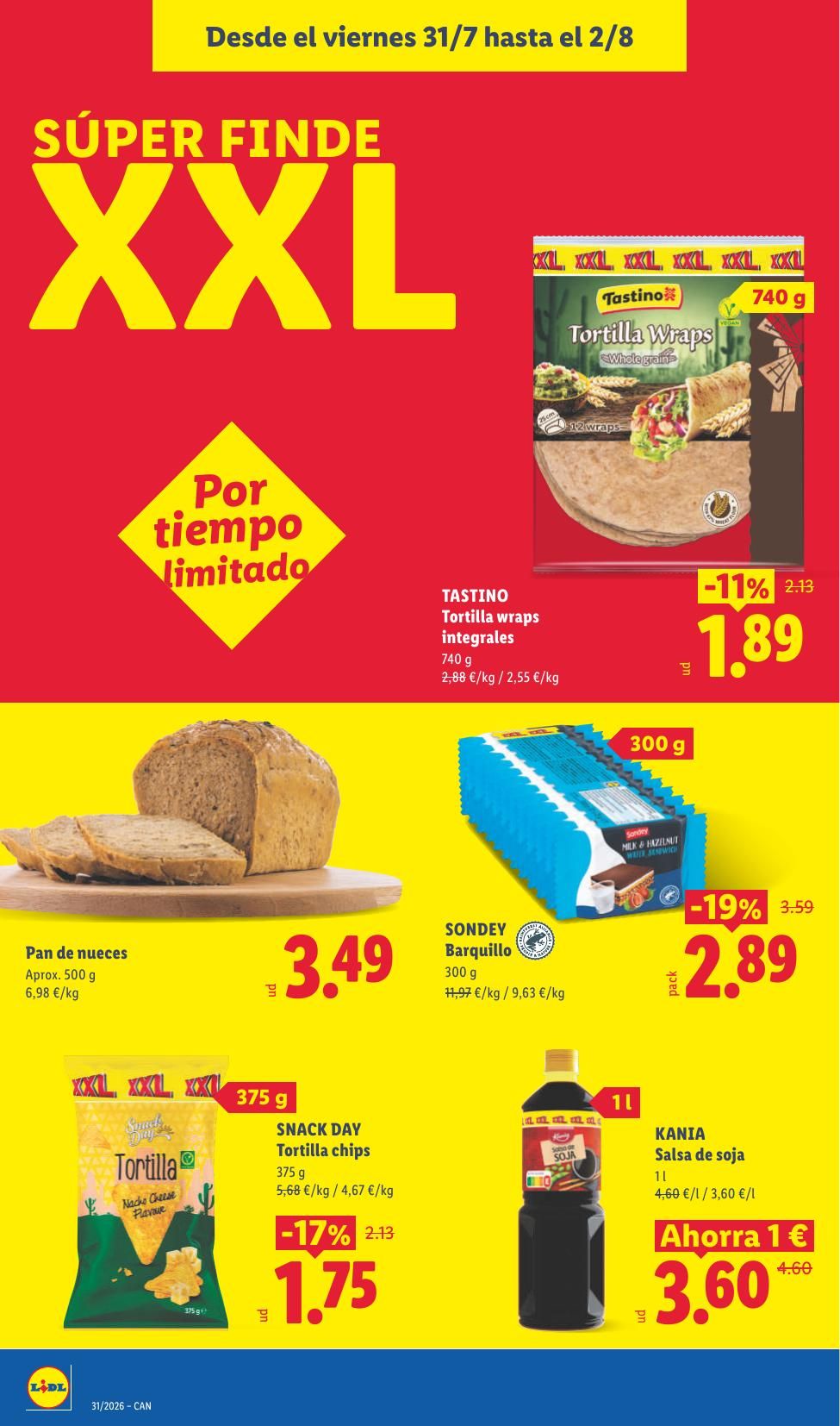 Folleto Lidl Alimentación · 27 de julio de 2026 – 2 de agosto de 2026 — Página 30
