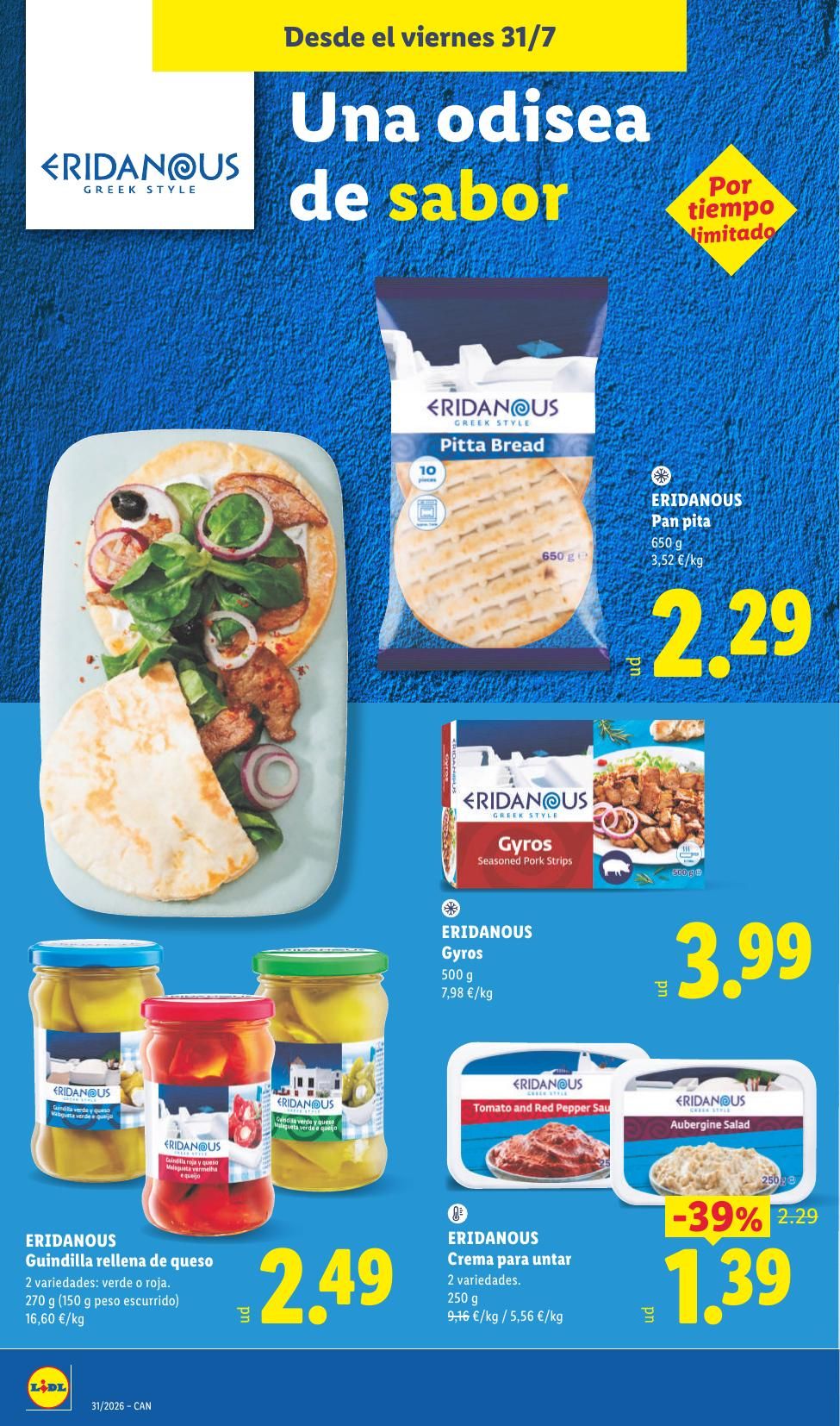 Folleto Lidl Alimentación · 27 de julio de 2026 – 2 de agosto de 2026 — Página 32