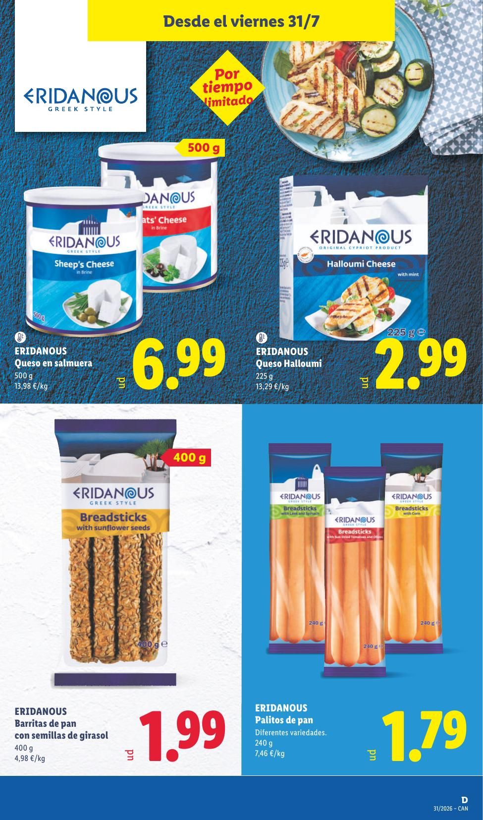 Folleto Lidl Alimentación · 27 de julio de 2026 – 2 de agosto de 2026 — Página 37