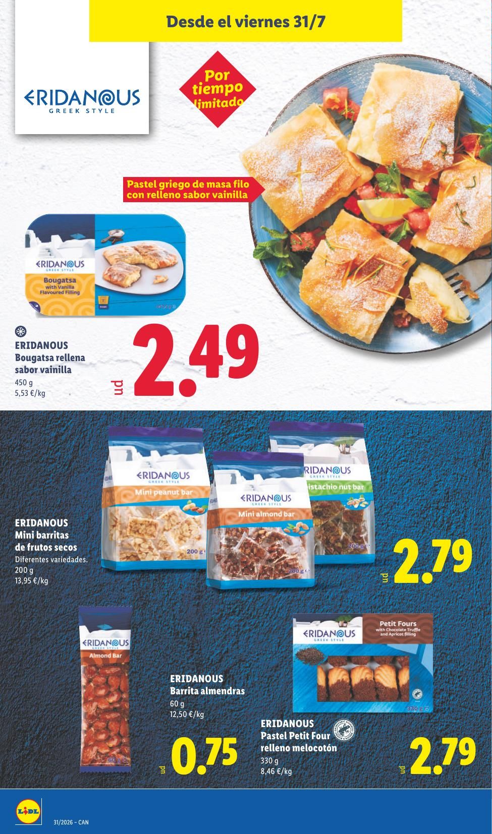 Folleto Lidl Alimentación · 27 de julio de 2026 – 2 de agosto de 2026 — Página 38