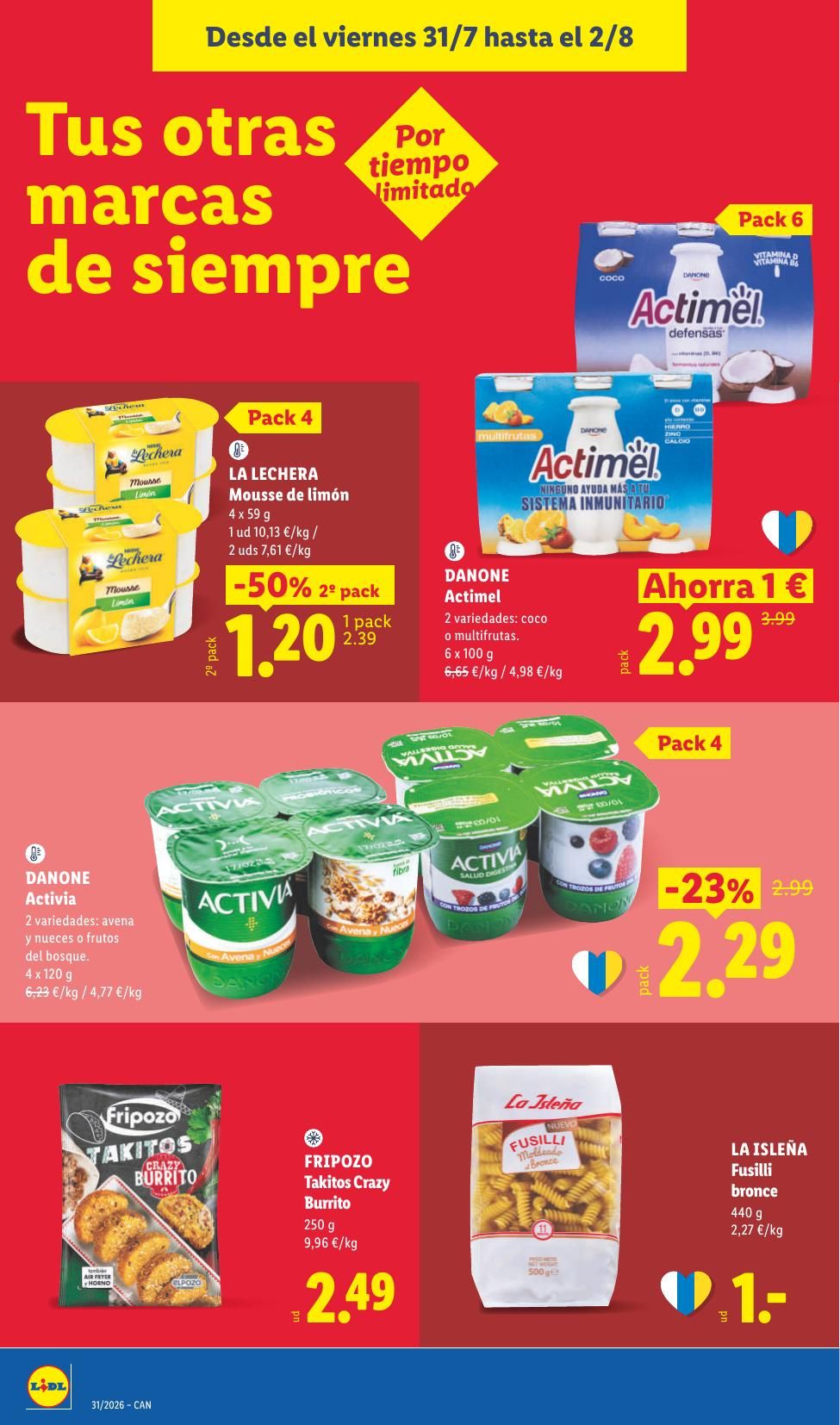 Folleto Lidl Alimentación · 27 de julio de 2026 – 2 de agosto de 2026 — Página 40