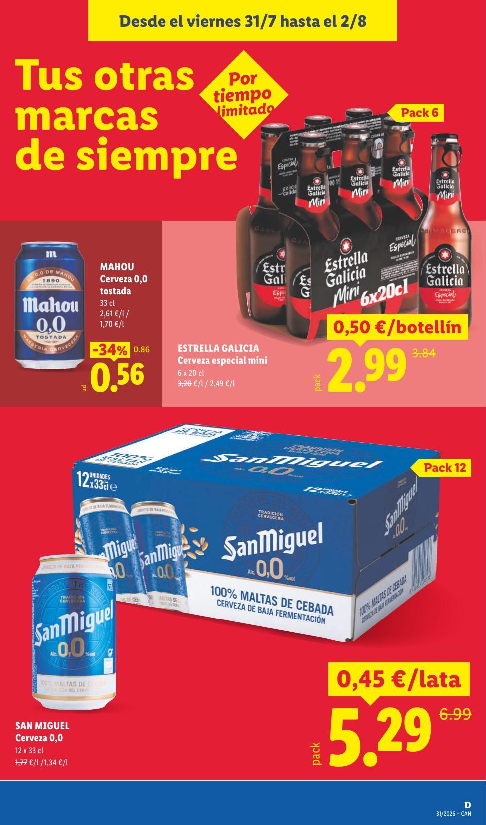 Folleto Lidl Alimentación · 27 de julio de 2026 – 2 de agosto de 2026 — Página 43