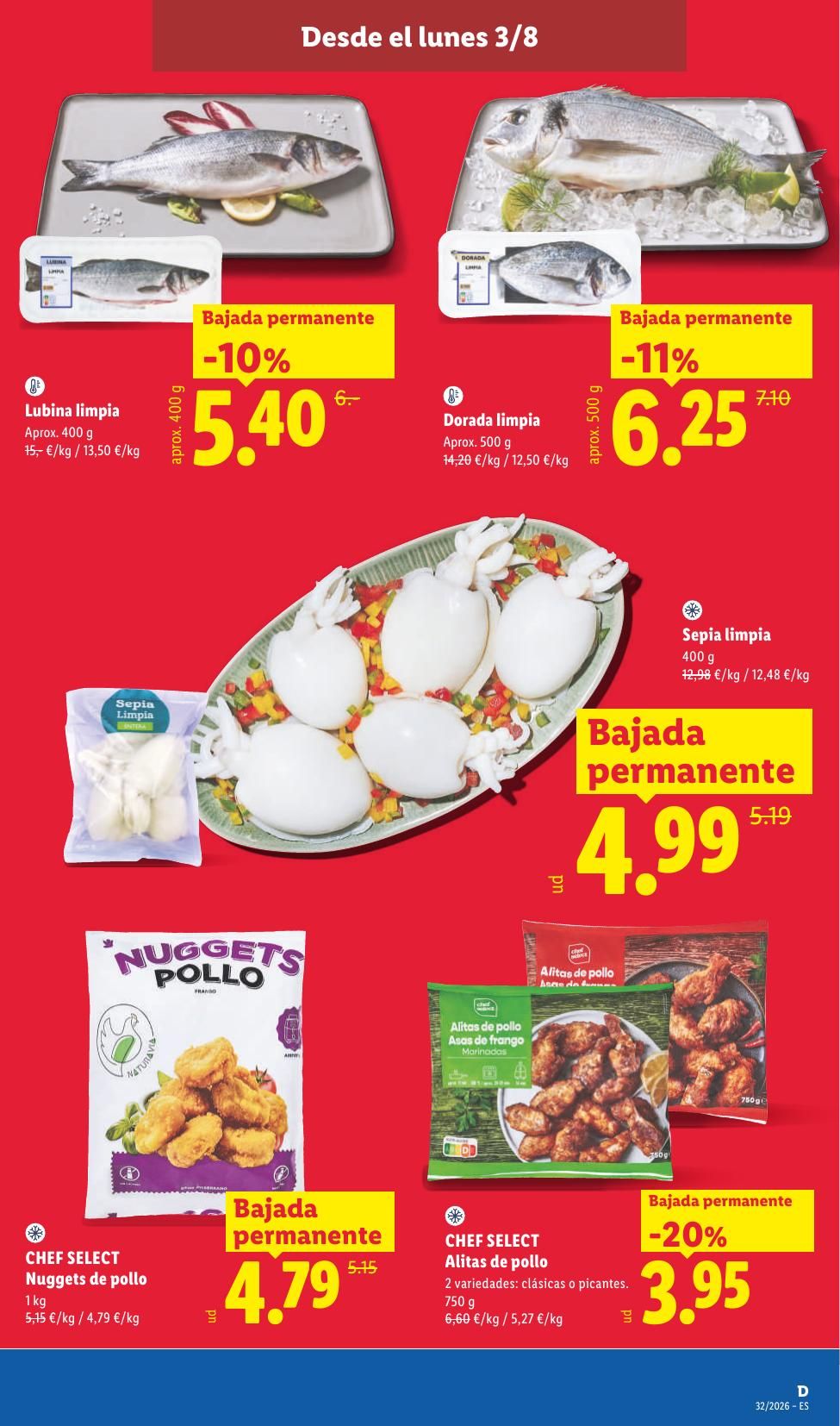 Folleto Lidl Alimentación · 3 de agosto de 2026 – 9 de agosto de 2026 — Página 3