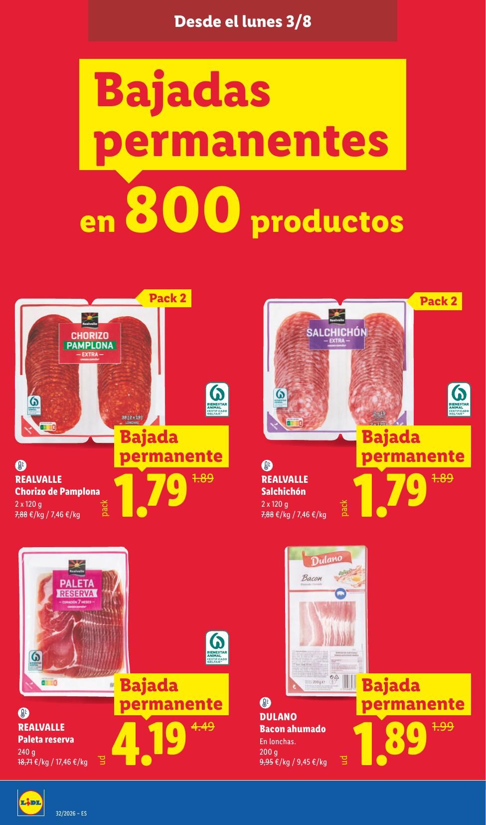 Folleto Lidl Alimentación · 3 de agosto de 2026 – 9 de agosto de 2026 — Página 4