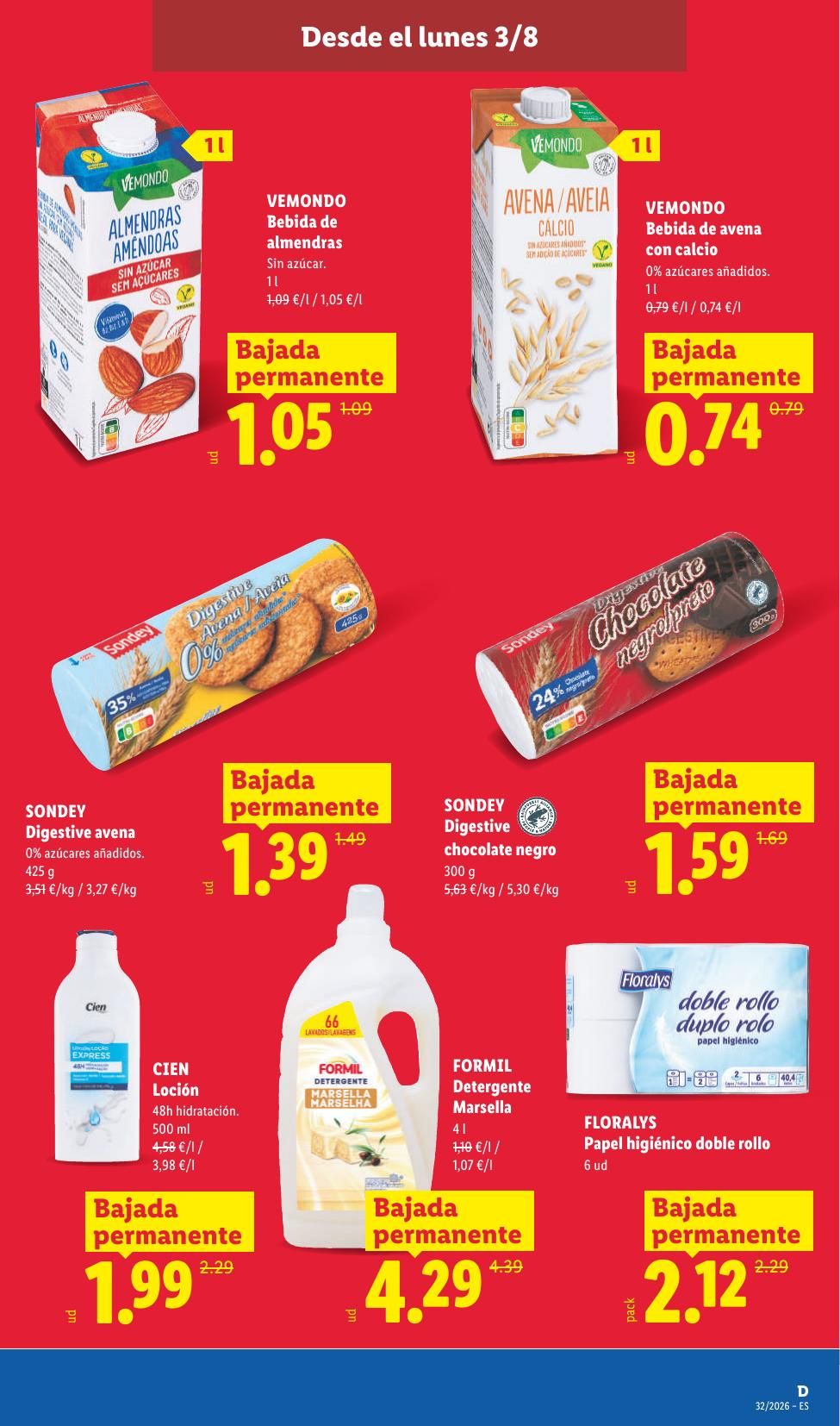 Folleto Lidl Alimentación · 3 de agosto de 2026 – 9 de agosto de 2026 — Página 7