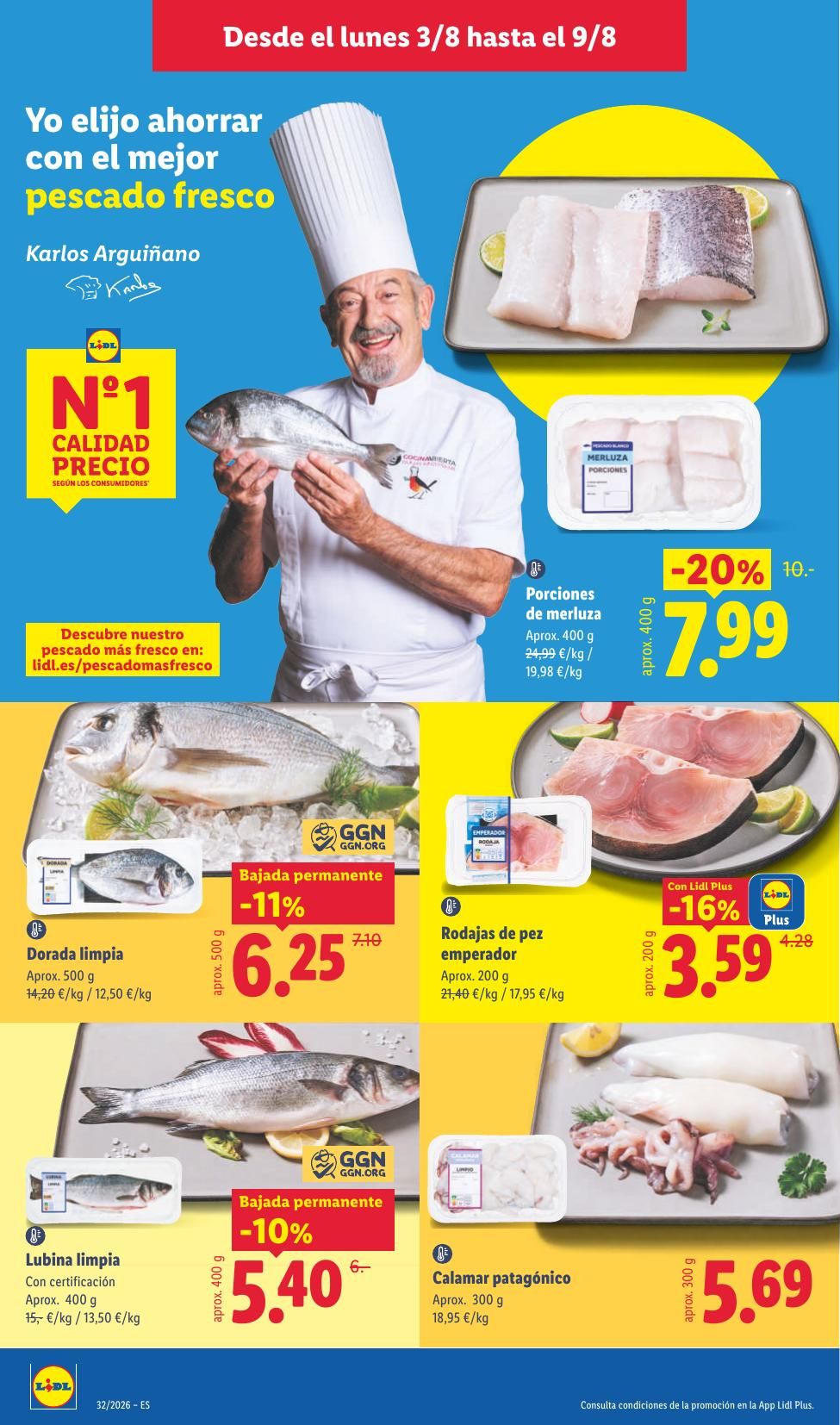 Folleto Lidl Alimentación · 3 de agosto de 2026 – 9 de agosto de 2026 — Página 18