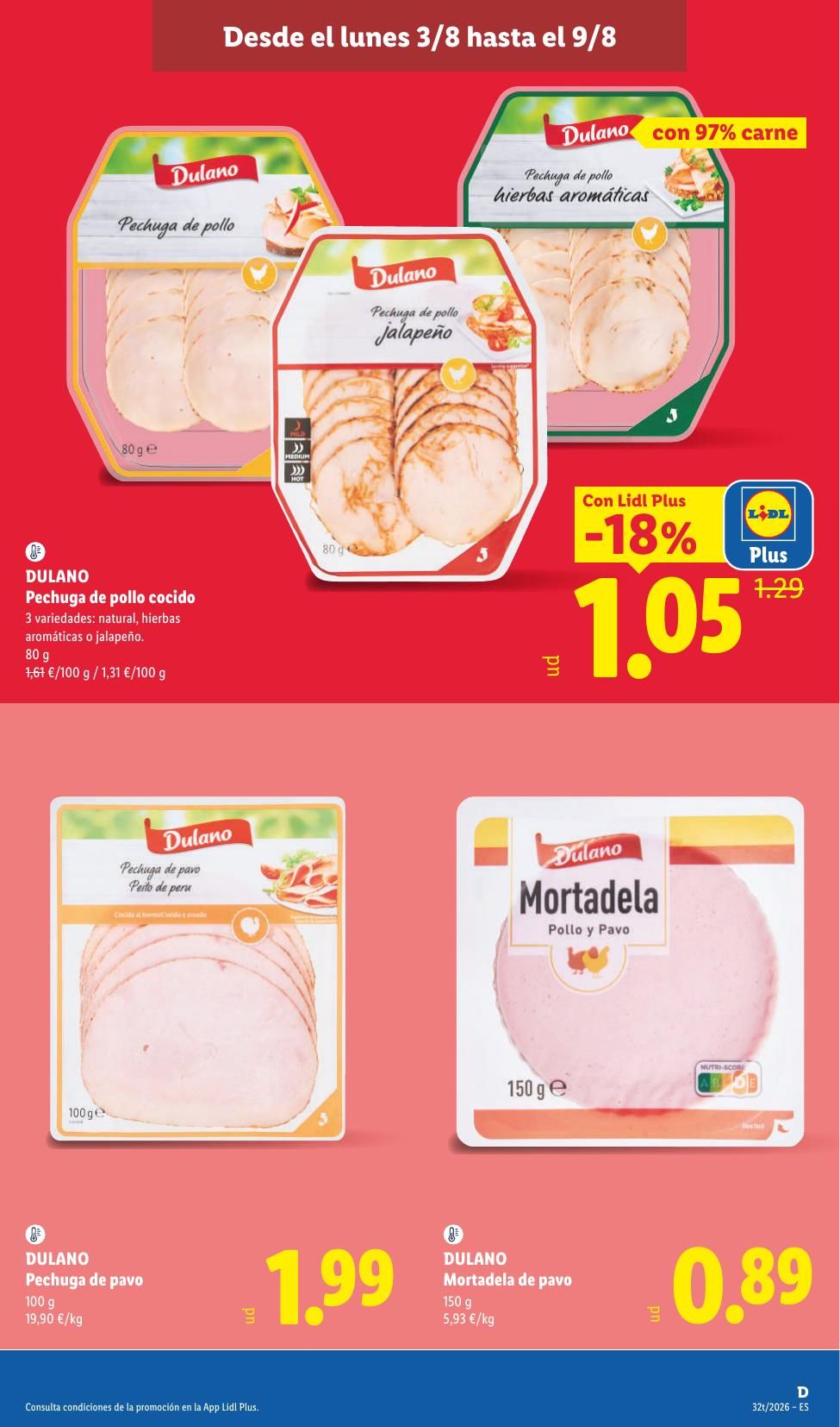 Folleto Lidl Alimentación · 3 de agosto de 2026 – 9 de agosto de 2026 — Página 21