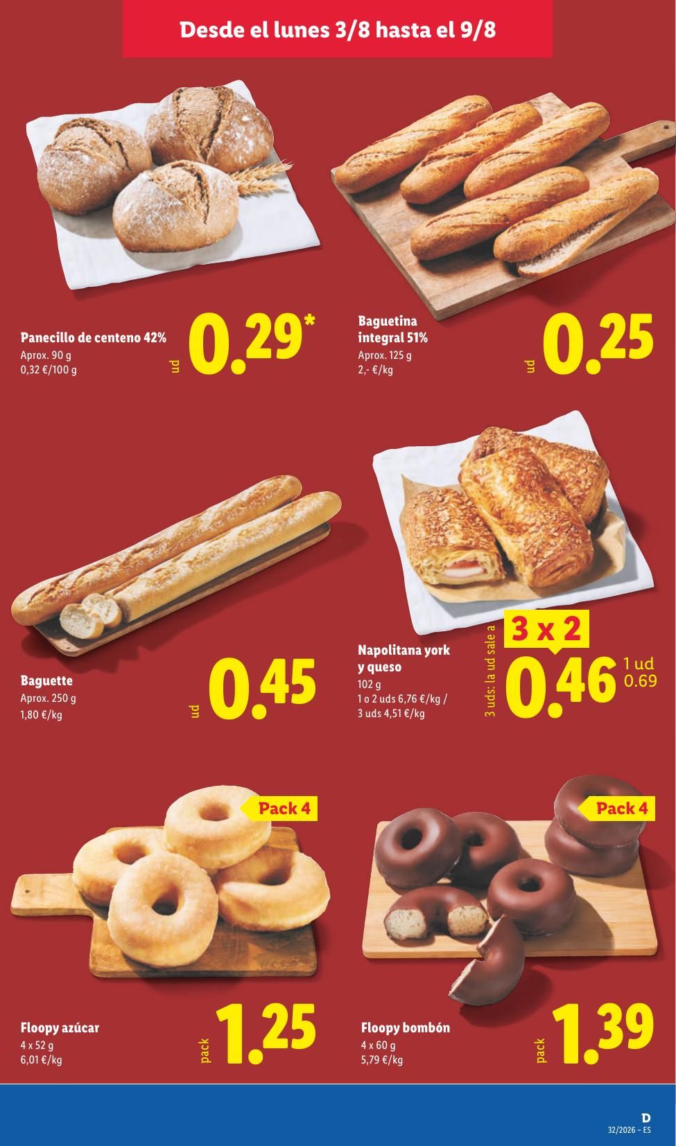 Folleto Lidl Alimentación · 3 de agosto de 2026 – 9 de agosto de 2026 — Página 29