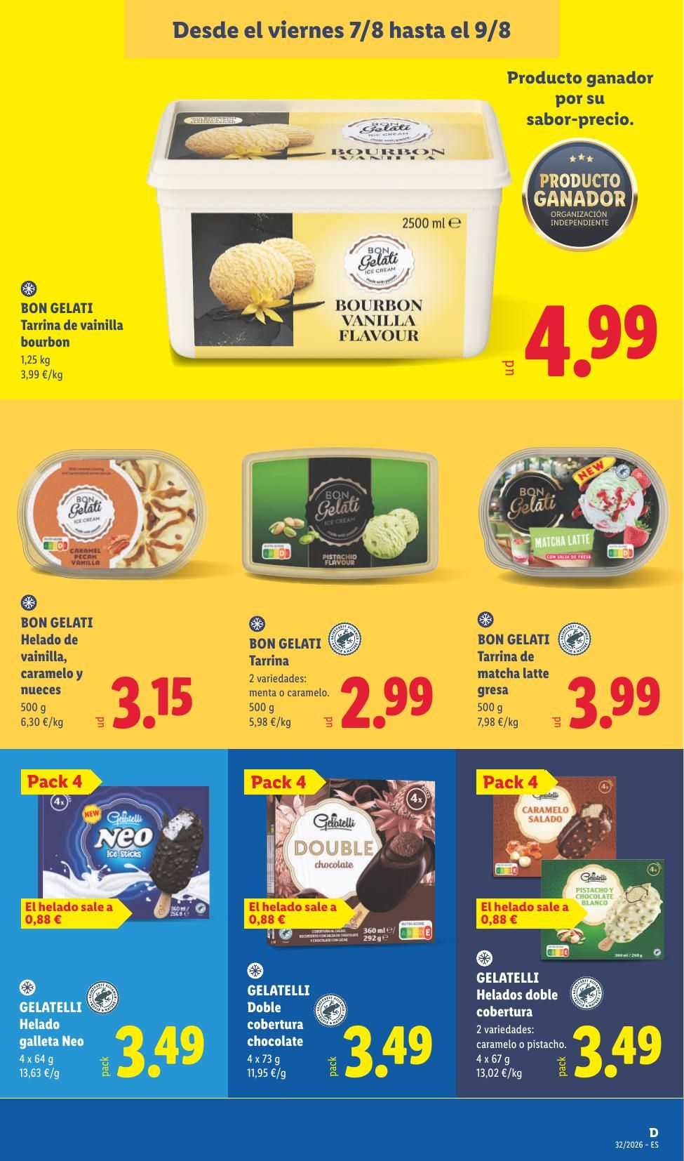 Folleto Lidl Alimentación · 3 de agosto de 2026 – 9 de agosto de 2026 — Página 43