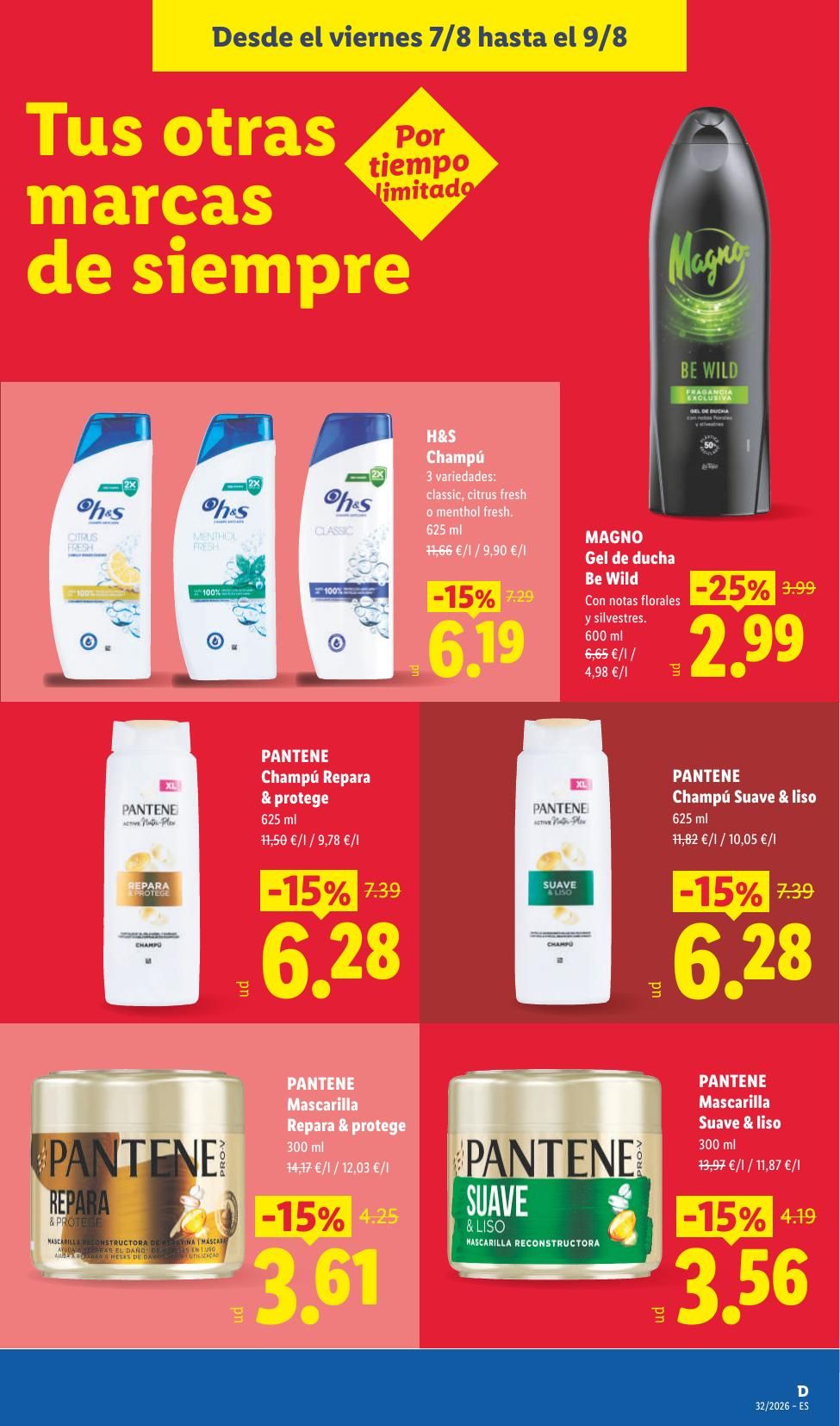 Folleto Lidl Alimentación · 3 de agosto de 2026 – 9 de agosto de 2026 — Página 57