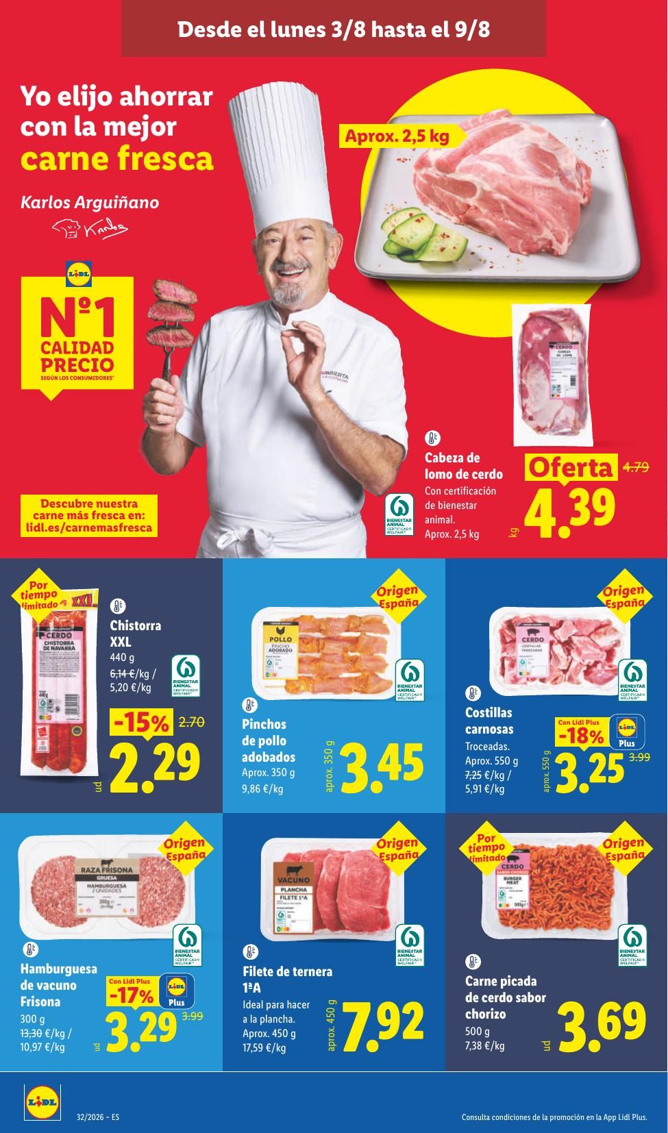 Folleto Lidl Alimentación · 3 de agosto de 2026 – 9 de agosto de 2026 — Página 16