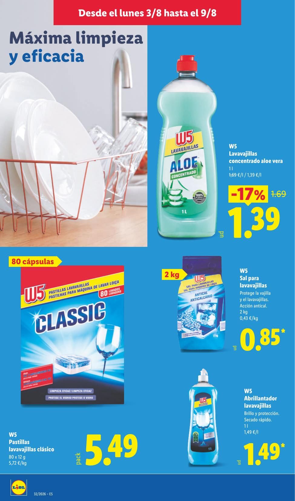 Folleto Lidl Alimentación · 3 de agosto de 2026 – 9 de agosto de 2026 — Página 36
