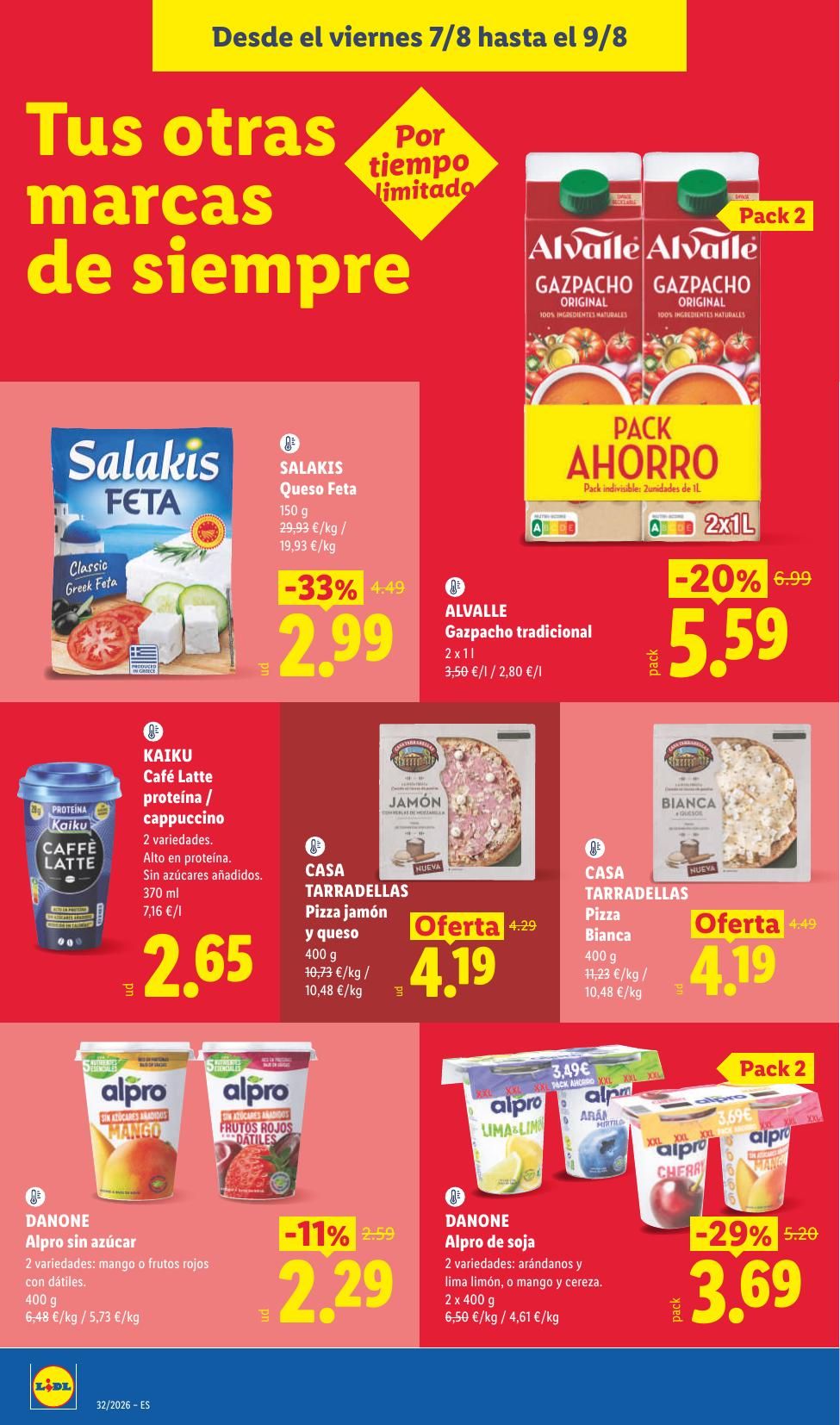Folleto Lidl Alimentación · 3 de agosto de 2026 – 9 de agosto de 2026 — Página 50